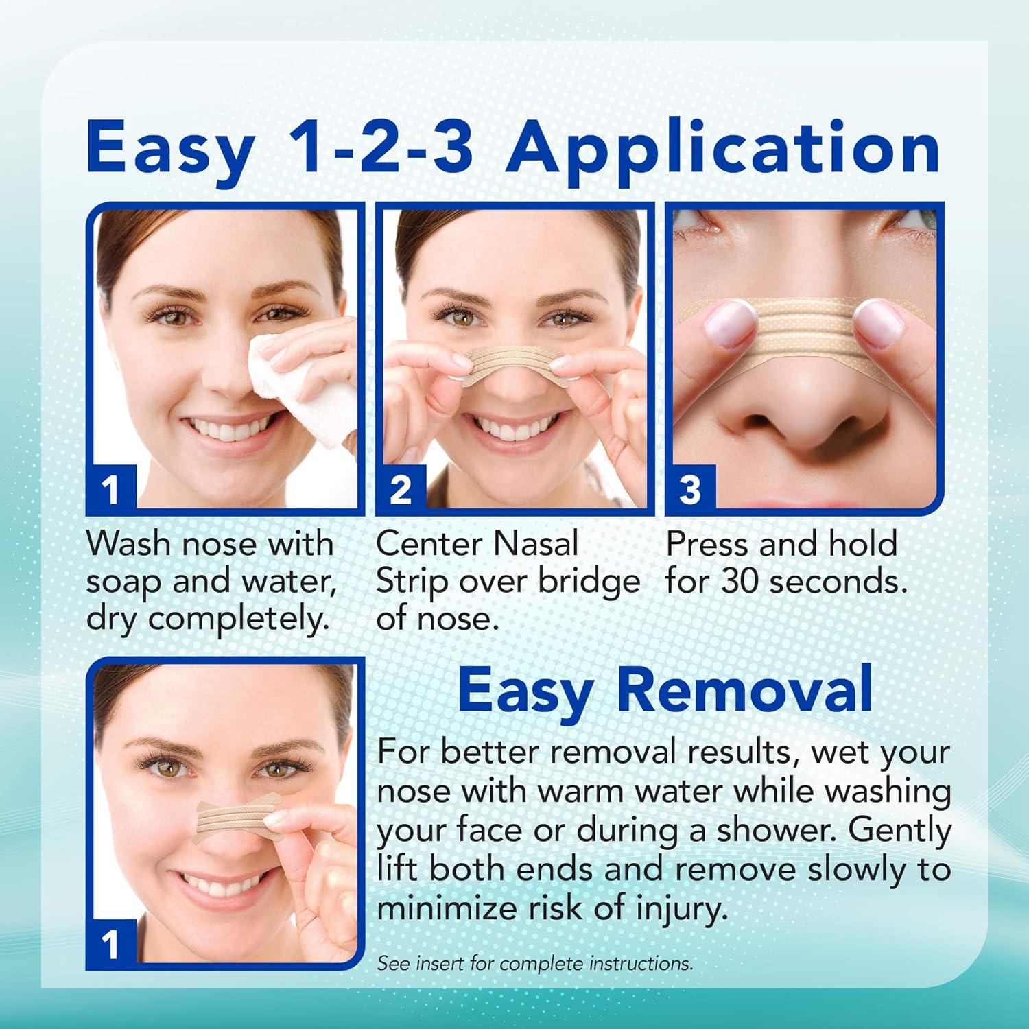 Tiras Nasales Fuerza Extra Instaclear 50 ct Beige