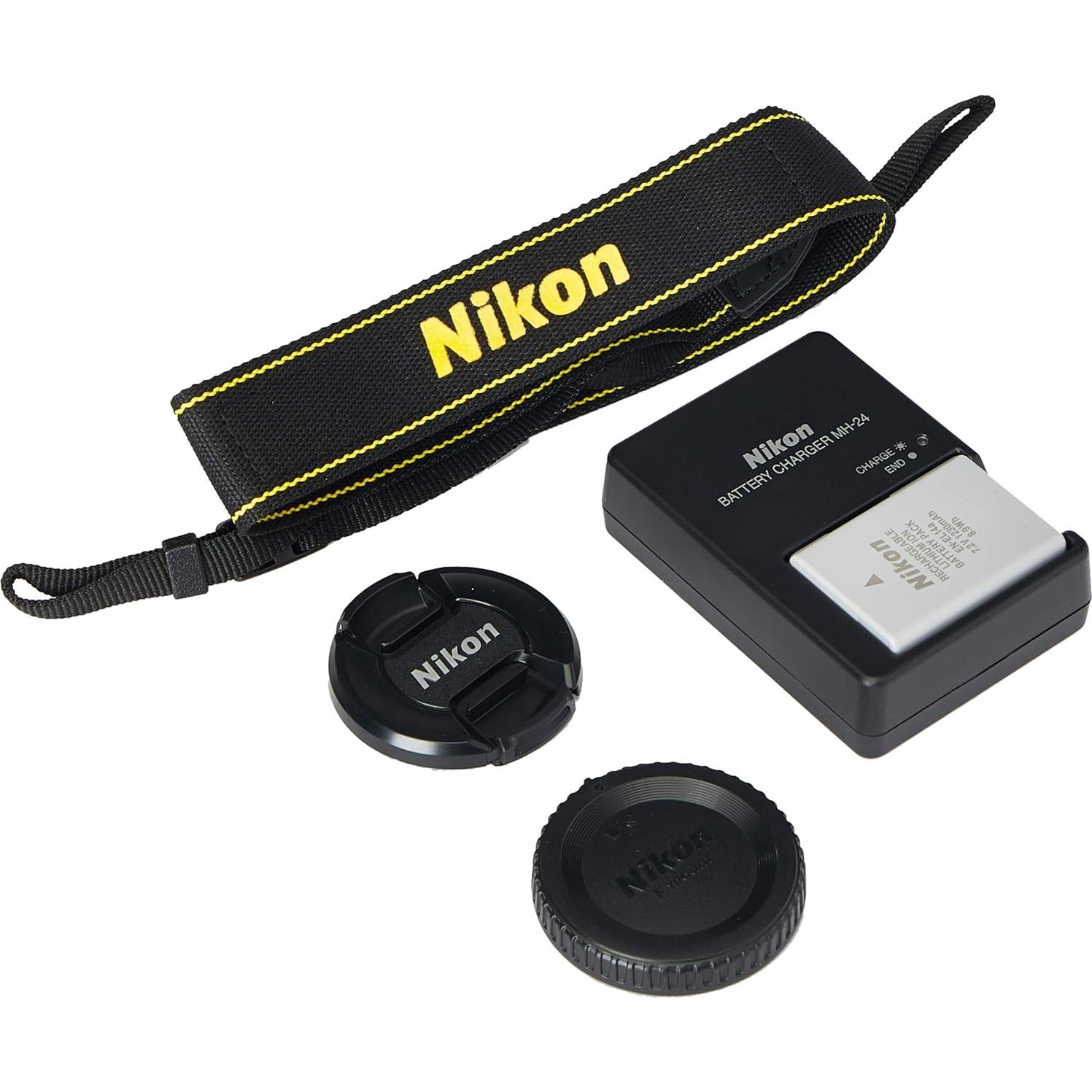 Cámara DSLR Nikon D3400 24.2MP con Lente 18-55mm VR Negro