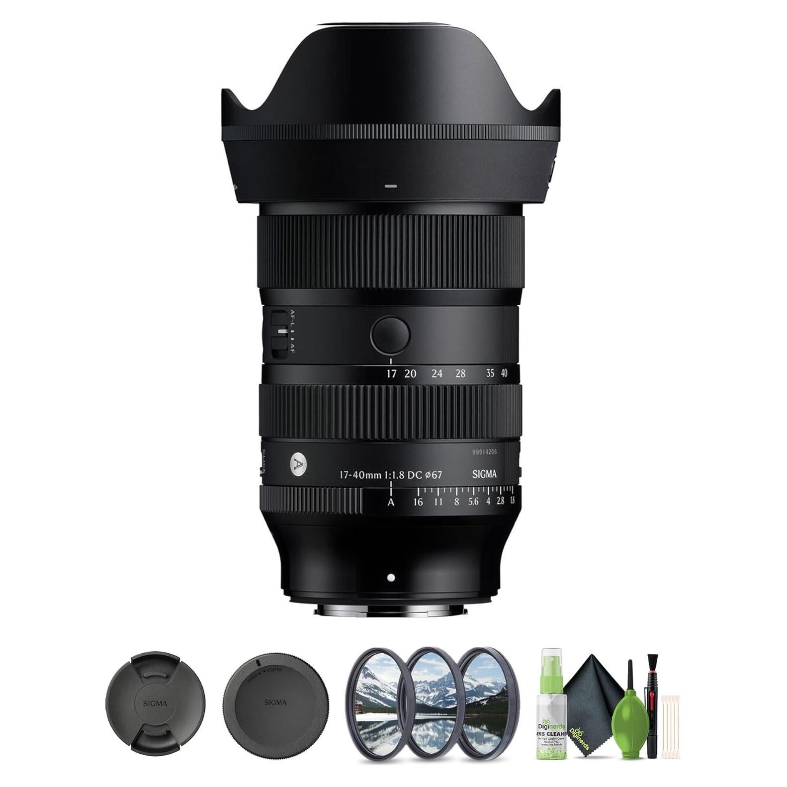 Lente Sigma 17-40mm f/1.8 DC Art para FUJIFILM X