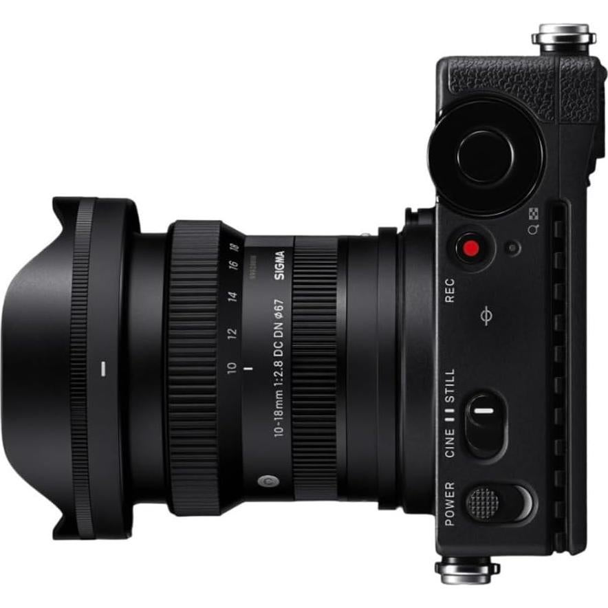 Lente Sigma 10-18mm f/2.8 DC DN para Sony-E con Accesorios