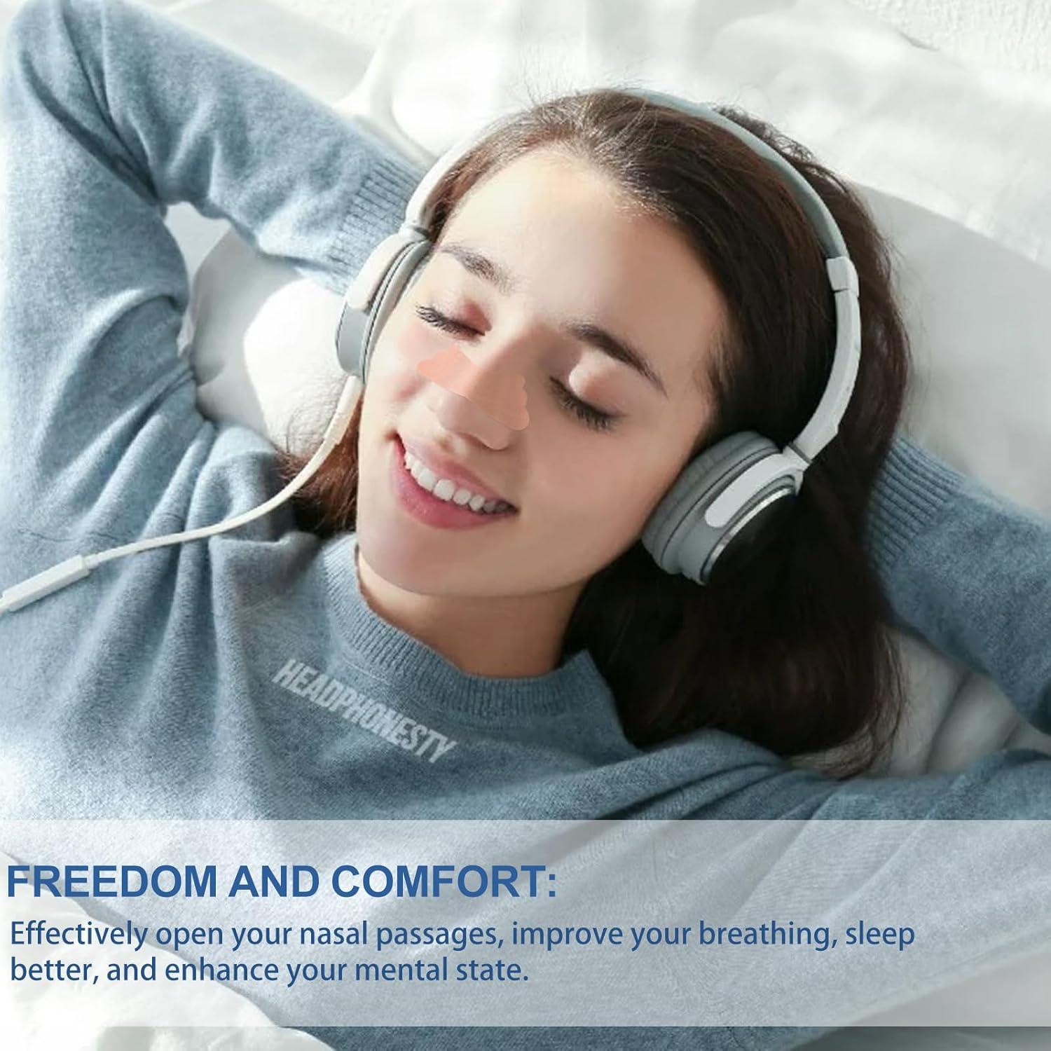 100 Tiras Nasales UPMOSTEK para Ronquidos y Congestión