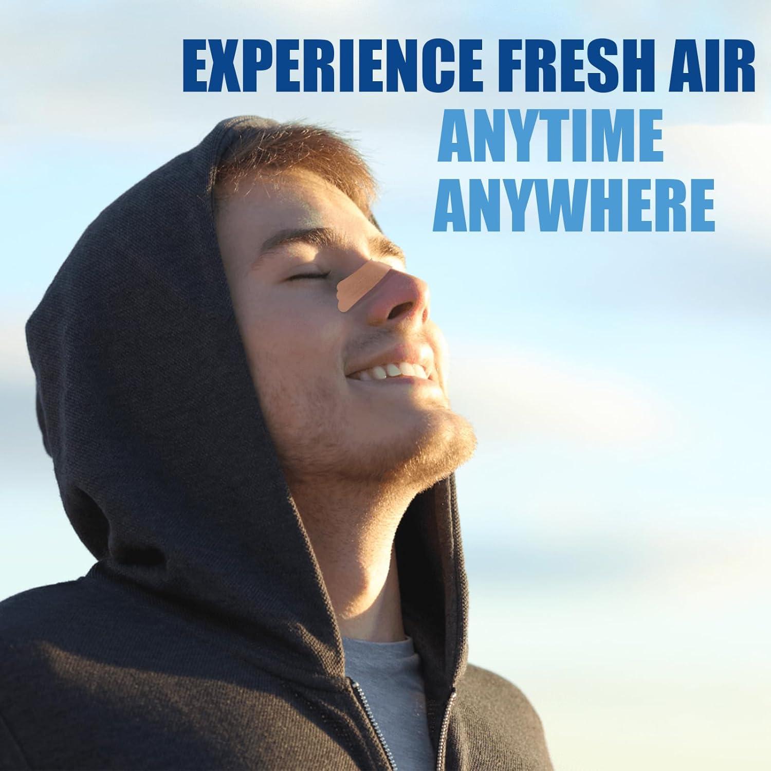 100 Tiras Nasales UPMOSTEK para Ronquidos y Congestión