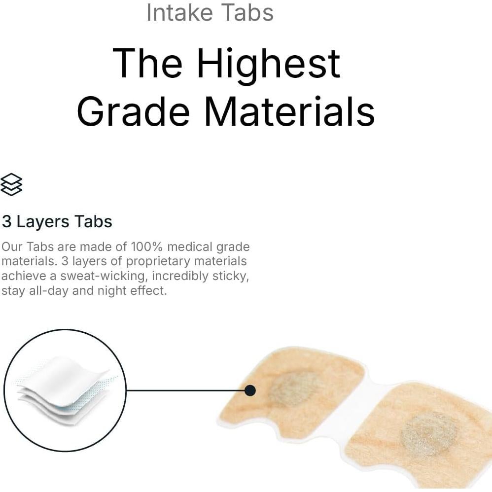 Tiras Nasales Magnéticas Intake - 60 Contenido - Anti Ronquidos