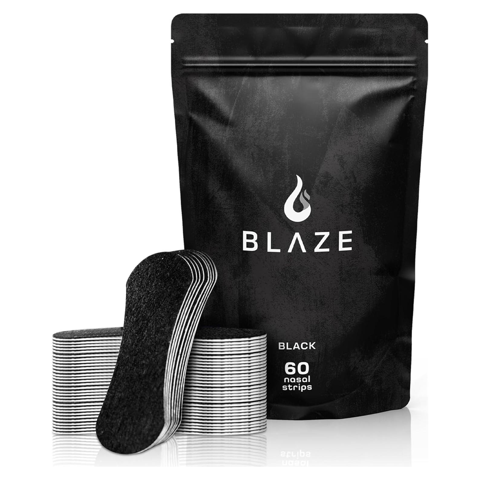 Tiras Nasales BLAZE 60 Ct Alivio Ronquidos Fuerza Extra
