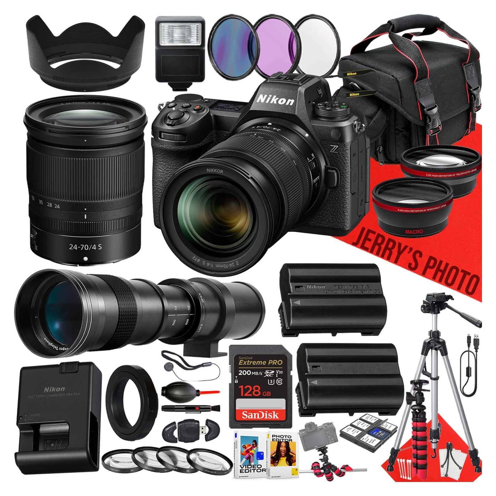 Cámara Sin Espejo Nikon Z6 III + Lentes 24-70mm y 420-800mm