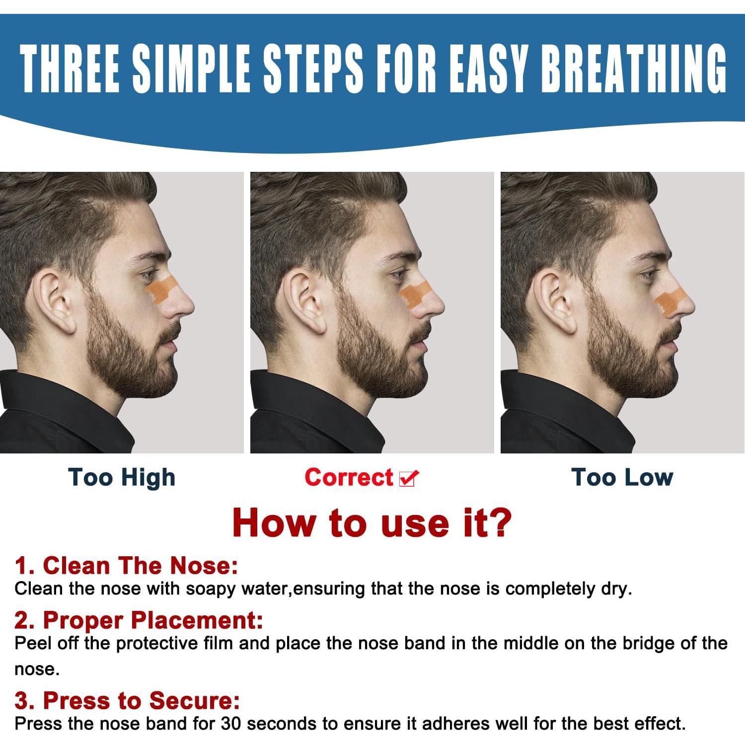 Tiras Nasales Tyelason Extra Grande 120 Unidades Alivio Ronquidos