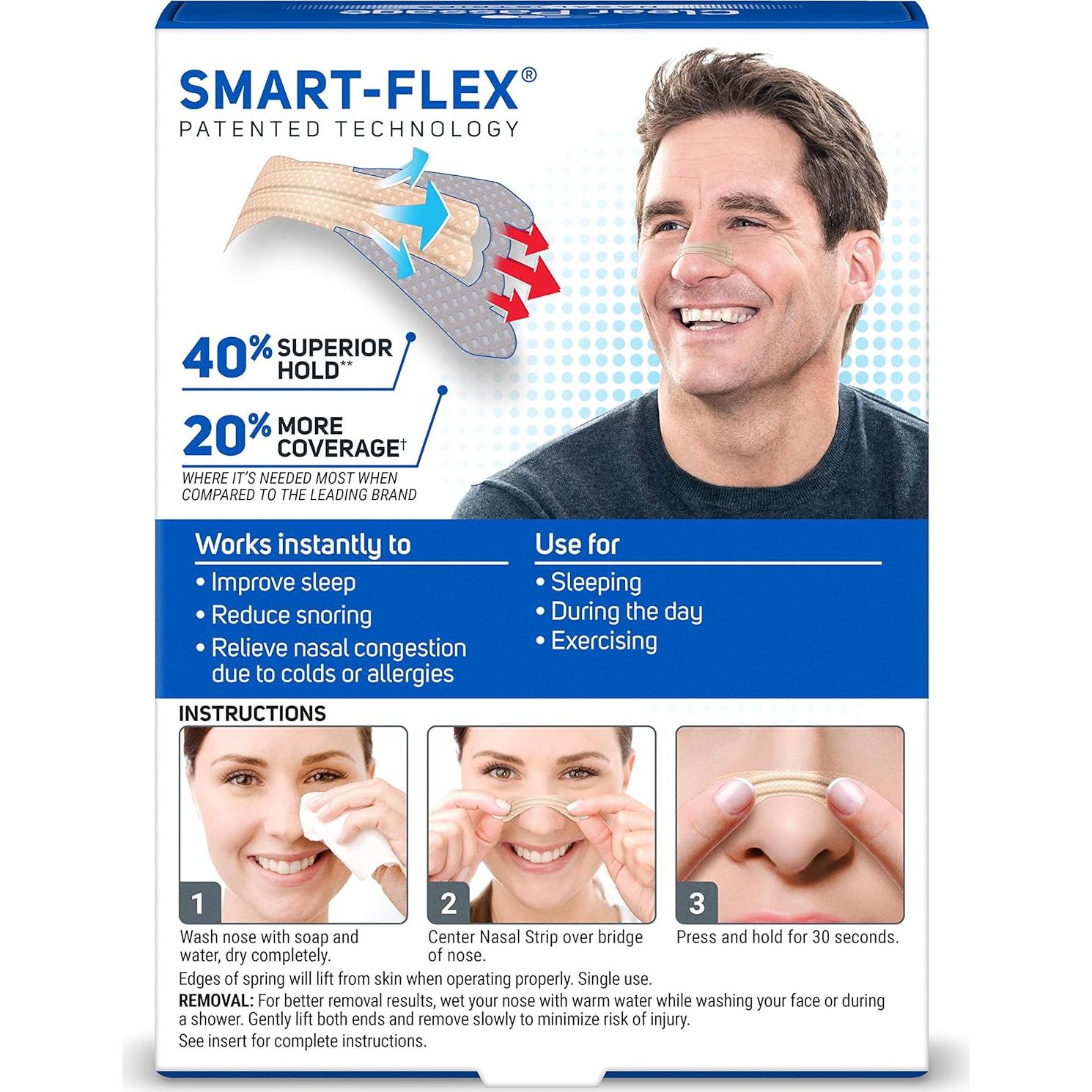 Tiras Nasales ASO Pequeñas 50 Unidades Alivio Congestión