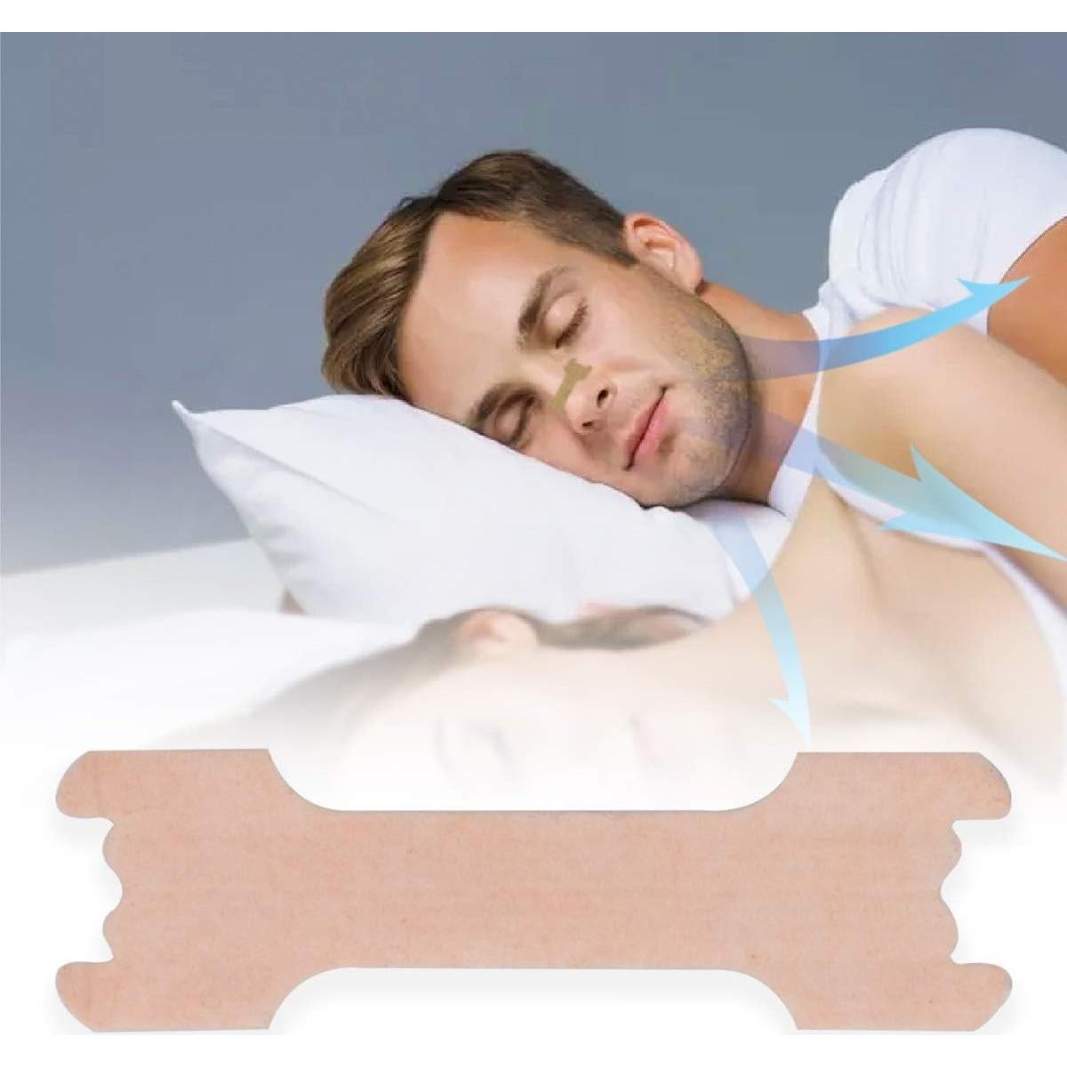 Tiras Nasales RZJZGZ 60 Piezas Anti-Ronquido y Congestión