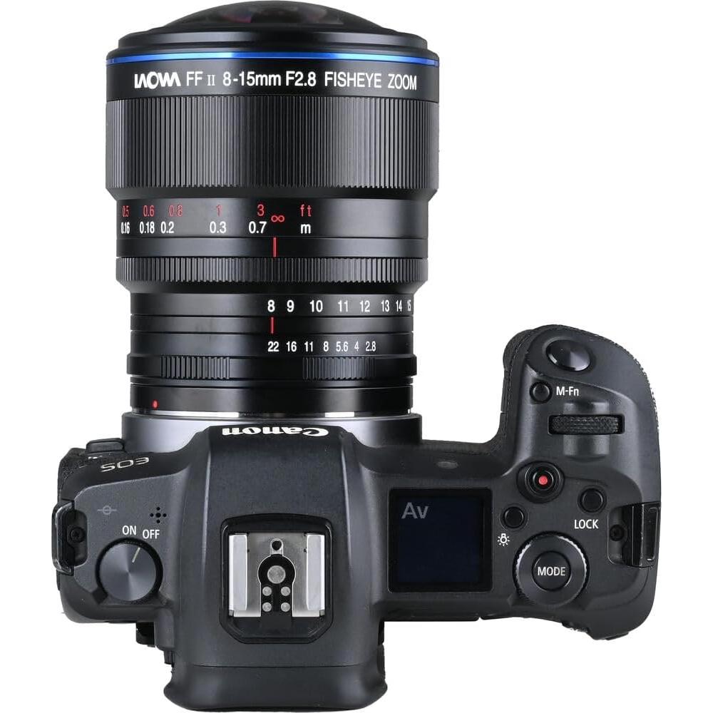 Lente Ojo de Pez Venus Optics Laowa 8-15mm f/2.8 para Canon RF
