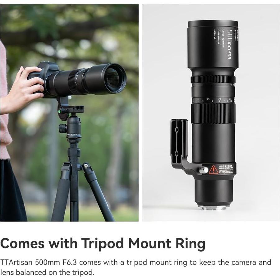 Lente Telefoto TTArtisan 500mm F6.3 para Nikon Z