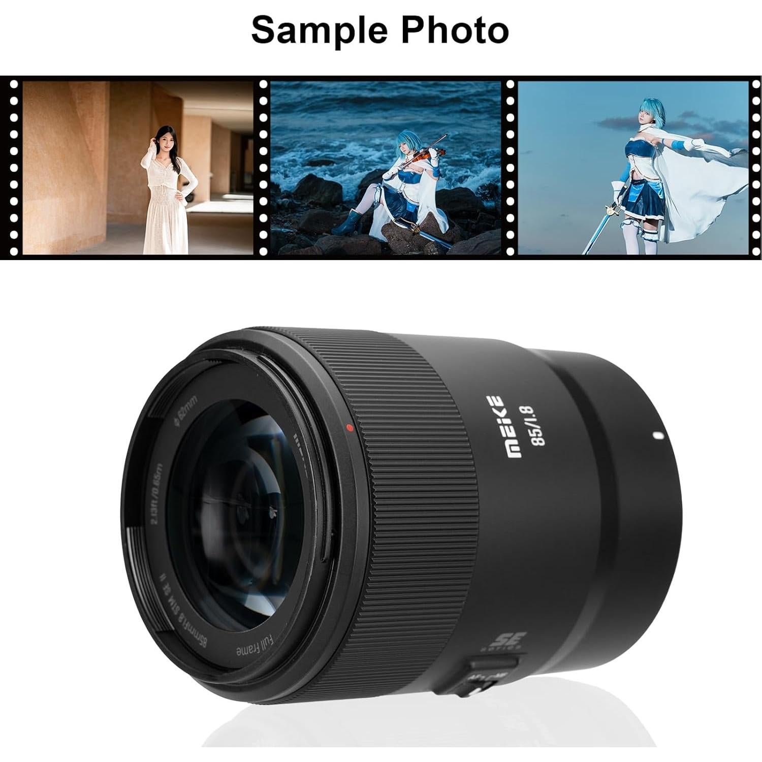 Lente Meike 85mm F1.8 SE II para Nikon Z - Auto Enfoque 8K