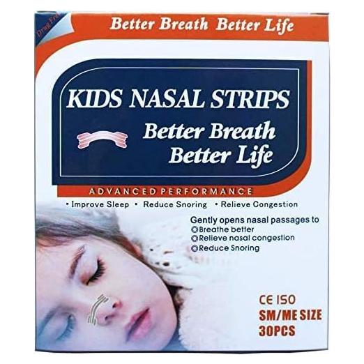 Tiras Nasales JERN para Niños 30 Unidades Alivio Natural