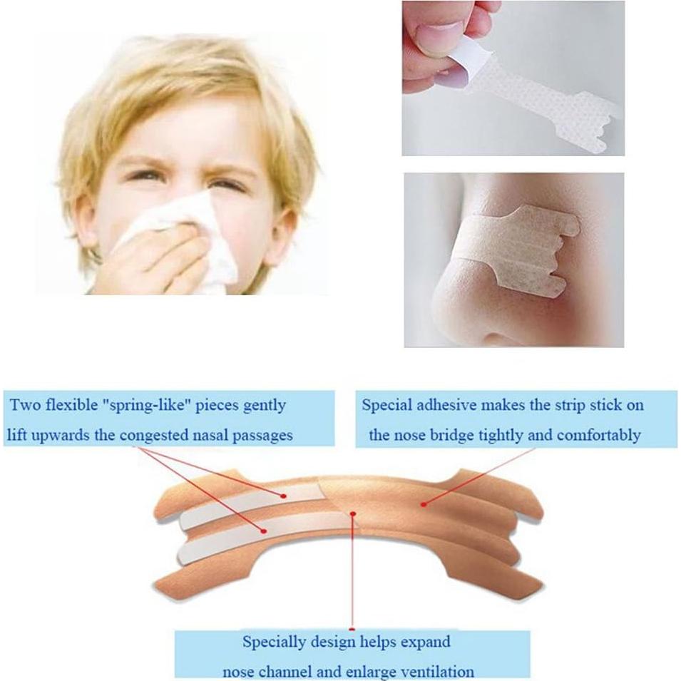 Tiras Nasales JERN para Niños 30 Unidades Alivio Natural