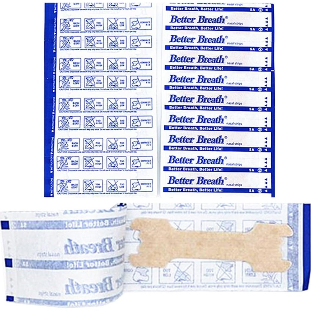 300 Tiras Nasales Angzhili Anti Ronquidos 55x16mm