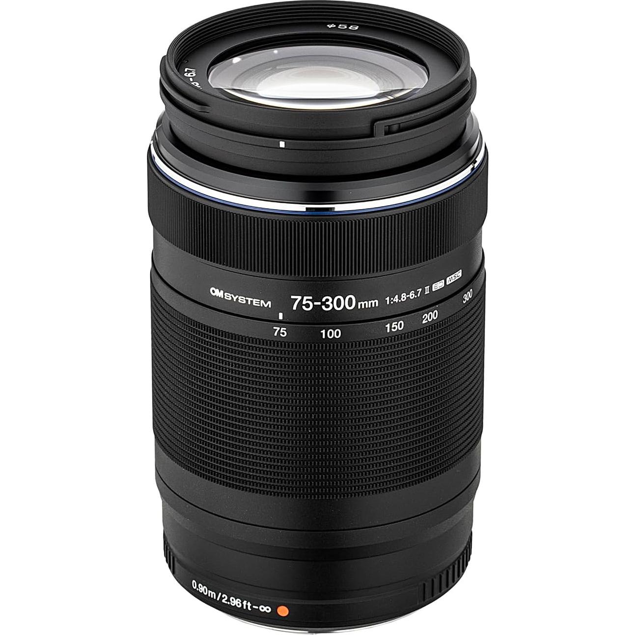 Objetivo Zoom Telefoto OM SYSTEM M.Zuiko 75-300mm f/4.8-6.7 II