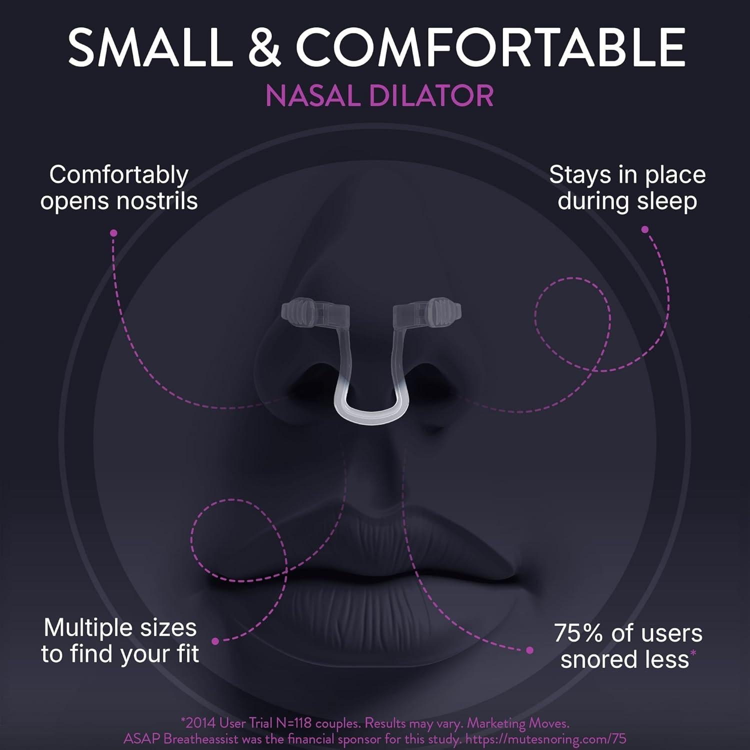 Dilatador Nasal Mute Rhinomed Paquete de 3 Antironquidos