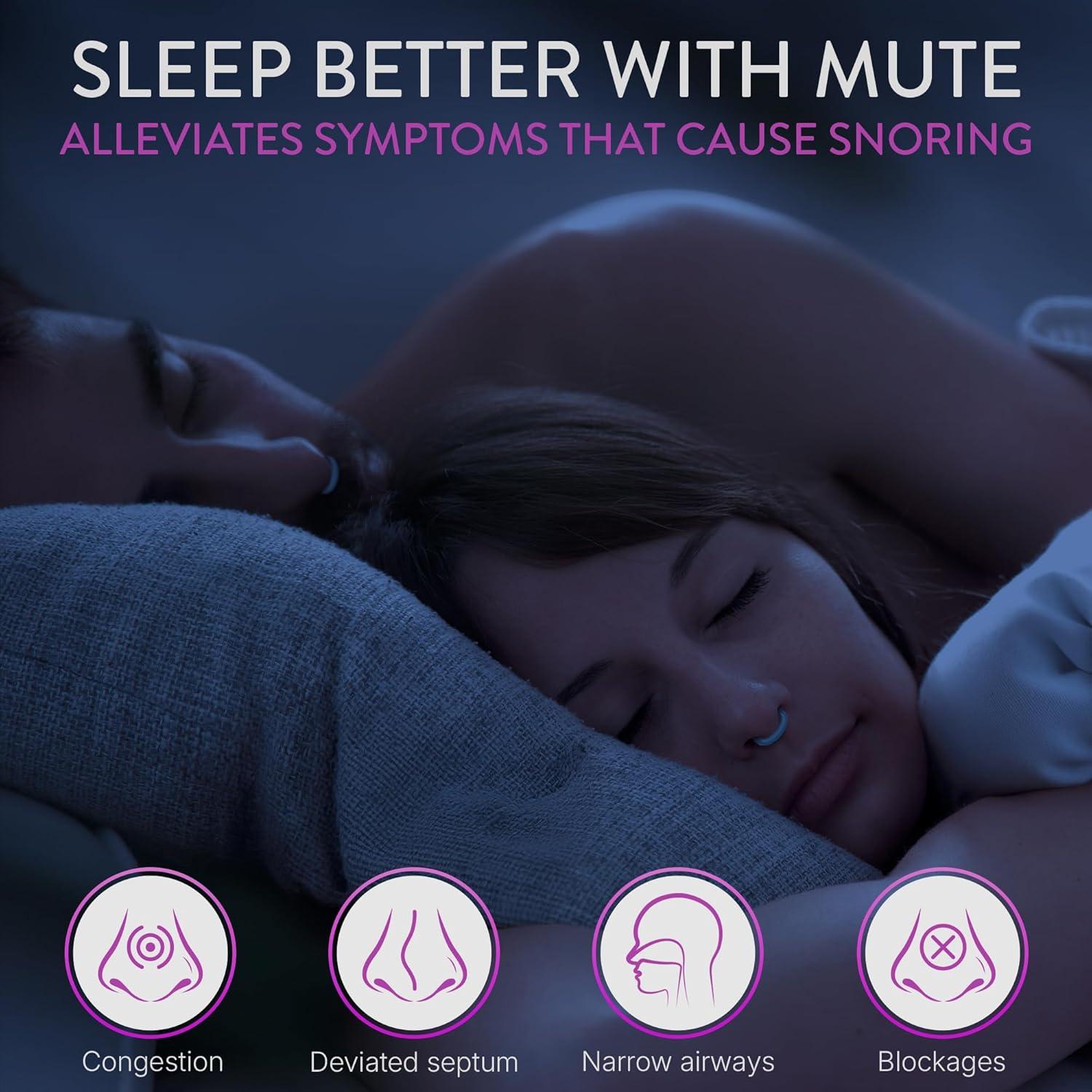 Dilatador Nasal Mute Rhinomed Paquete de 3 Antironquidos