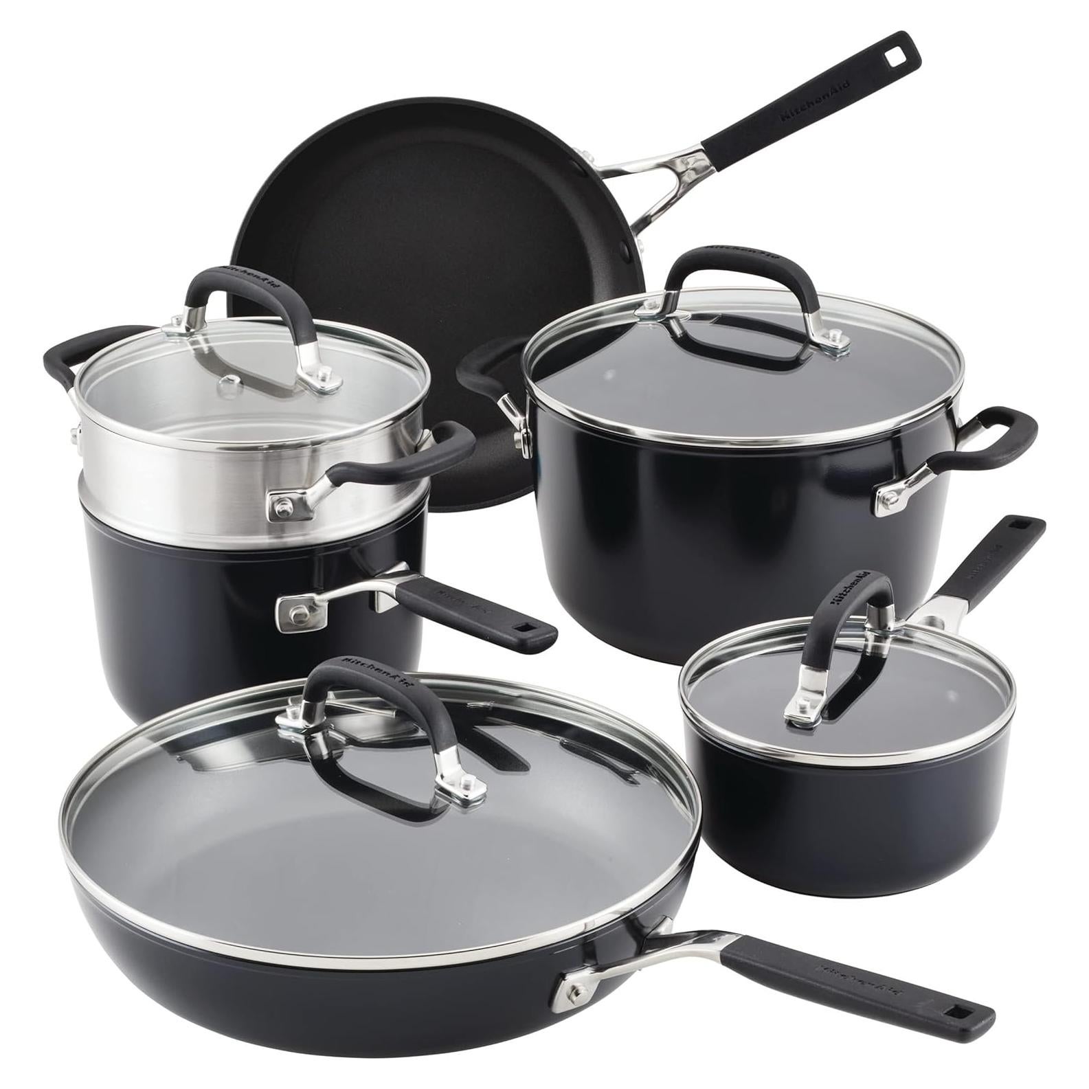 Juego de Utensilios de Cocina KitchenAid 10 Piezas Aluminio