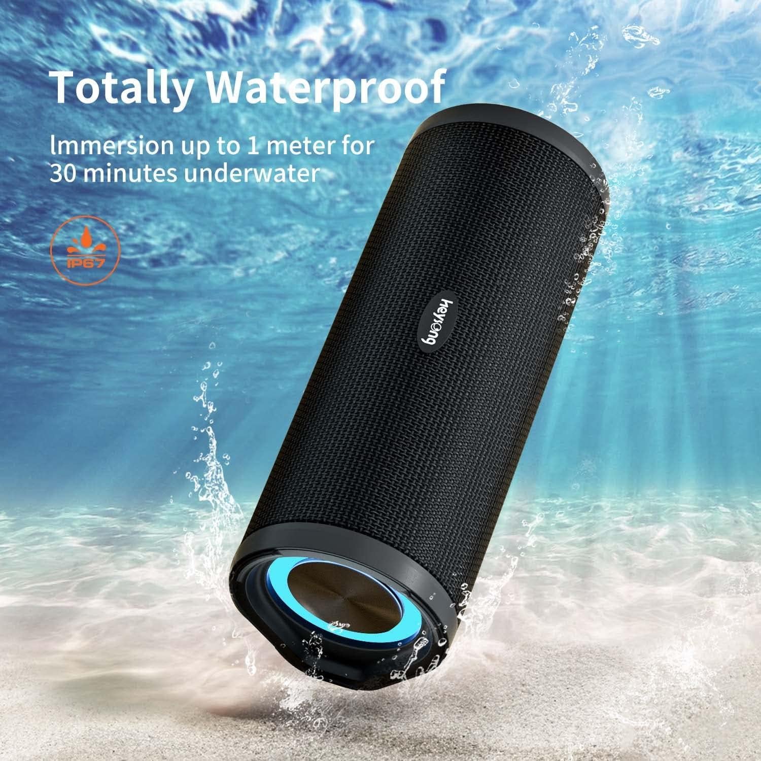 Altavoz Bluetooth HEYSONG REVERB Impermeable 40H Sonido Estéreo