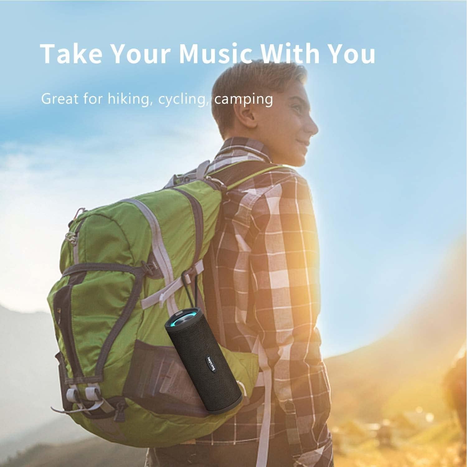 Altavoz Bluetooth HEYSONG REVERB Impermeable 40H Sonido Estéreo