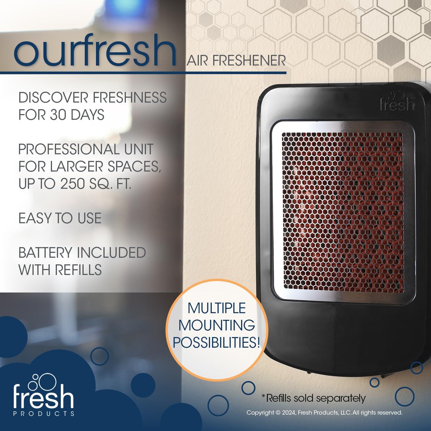 Ambientador Seco Dispensador Negro 2.0 Productos Frescos