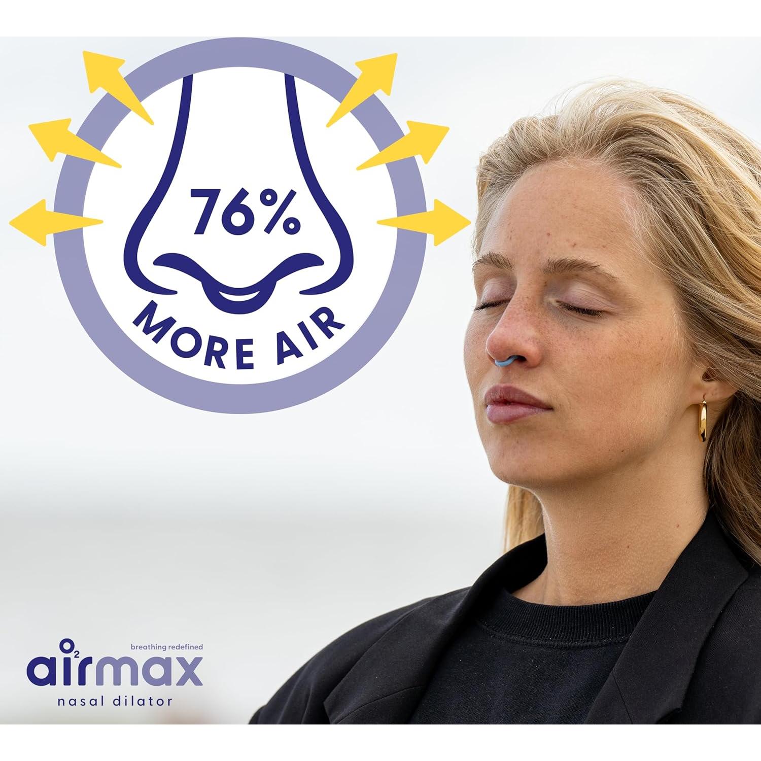 Dilatadores Nasales Airmax Unisex - 2 Tamaños - Antironquido