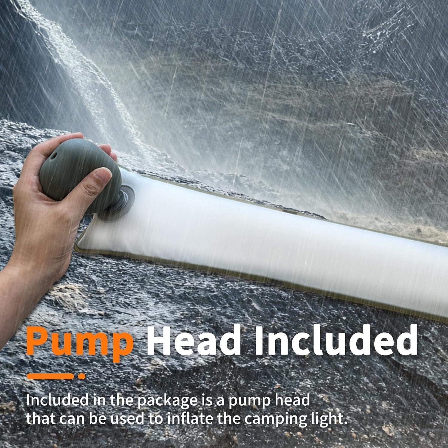 Linterna de Camping Inflable Ztarx, Recargable Solar y USB, IP66