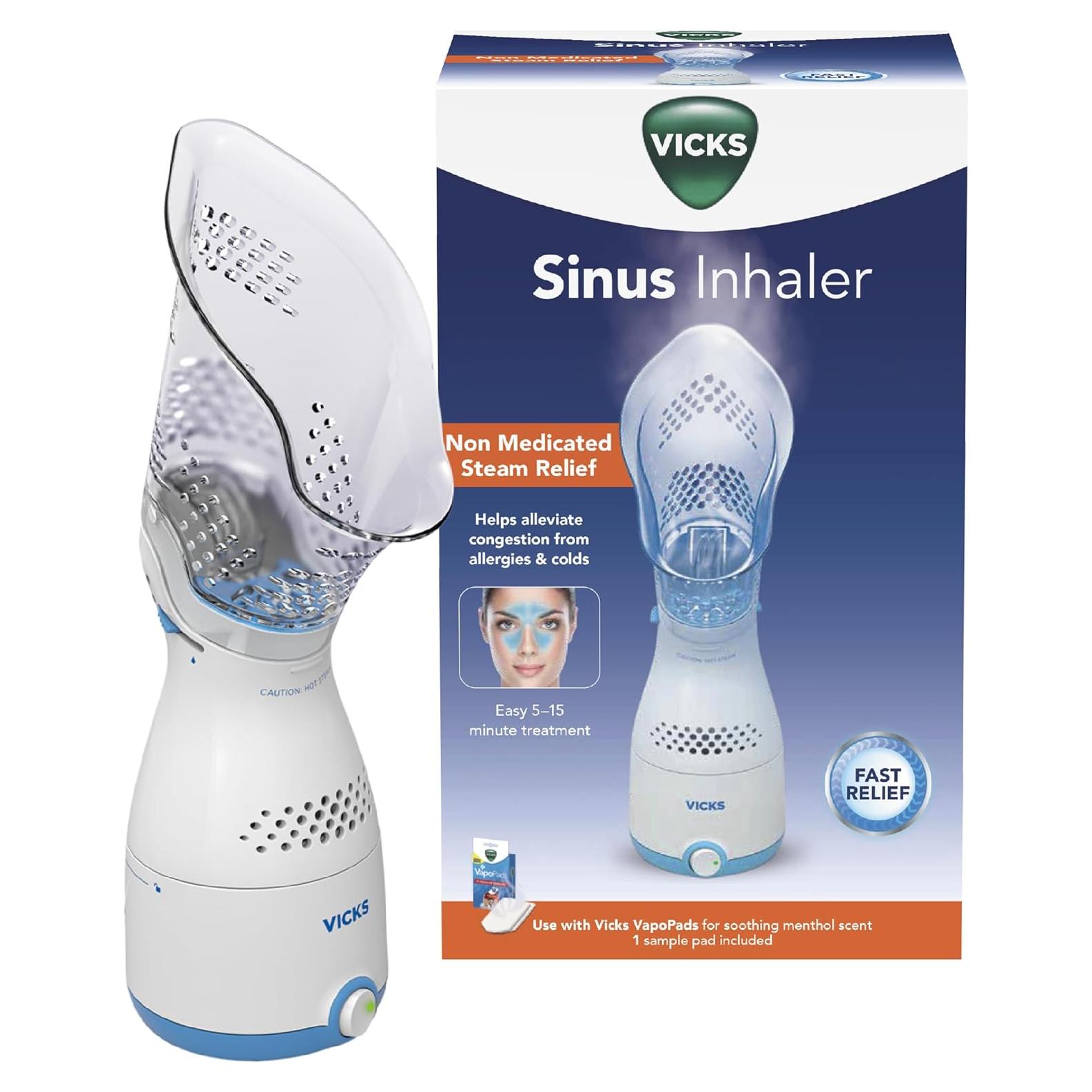 Inhalador de Vapor Vicks VIH200 para Senos Nasales