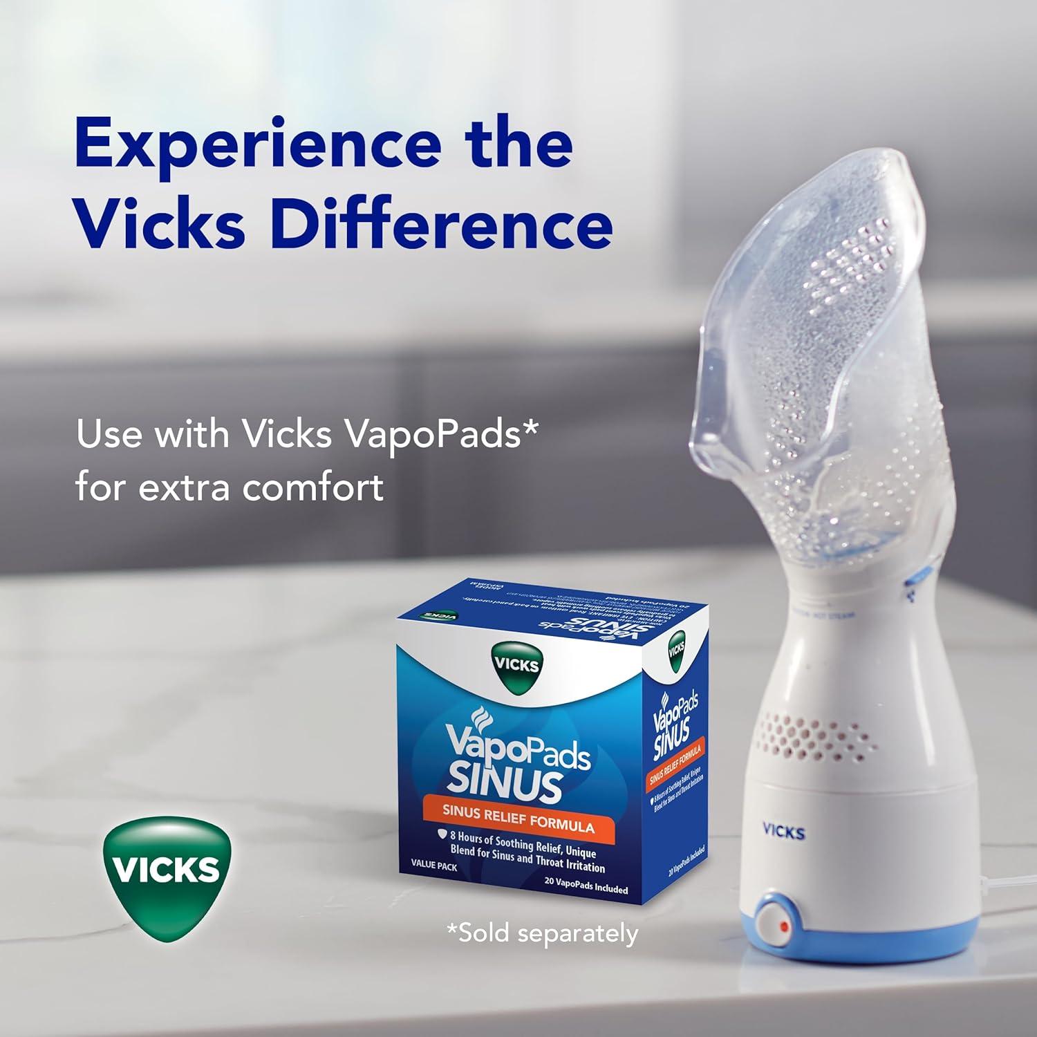 Inhalador de Vapor Vicks VIH200 para Senos Nasales