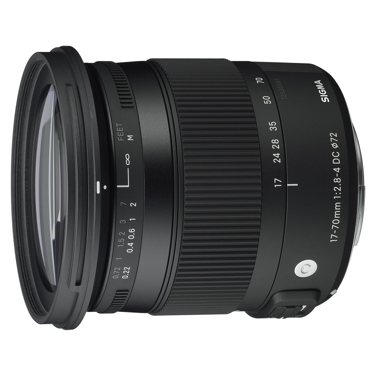 Lente Sigma 17-70mm F2.8-4 DC Macro OS HSM para Nikon Renovado