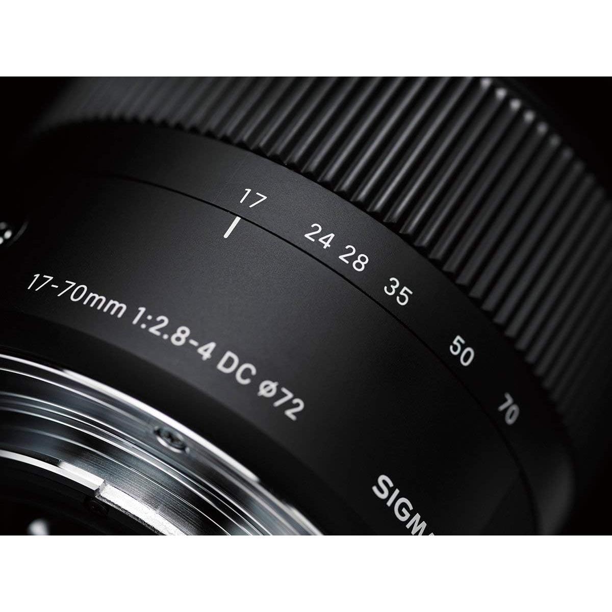 Lente Sigma 17-70mm F2.8-4 DC Macro OS HSM para Nikon Renovado