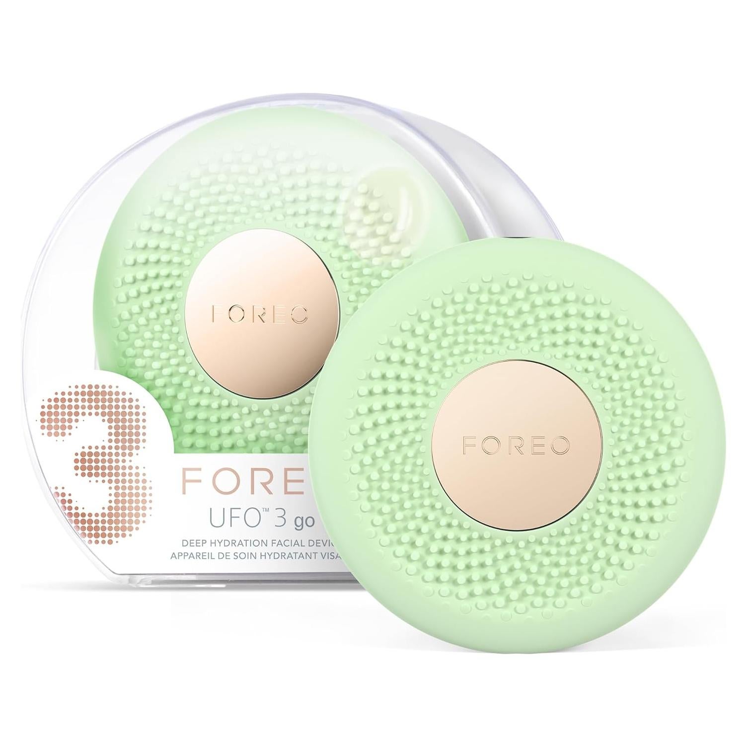 FOREO UFO 3 Go - Tratamiento Facial LED Hidratante 4 en 1