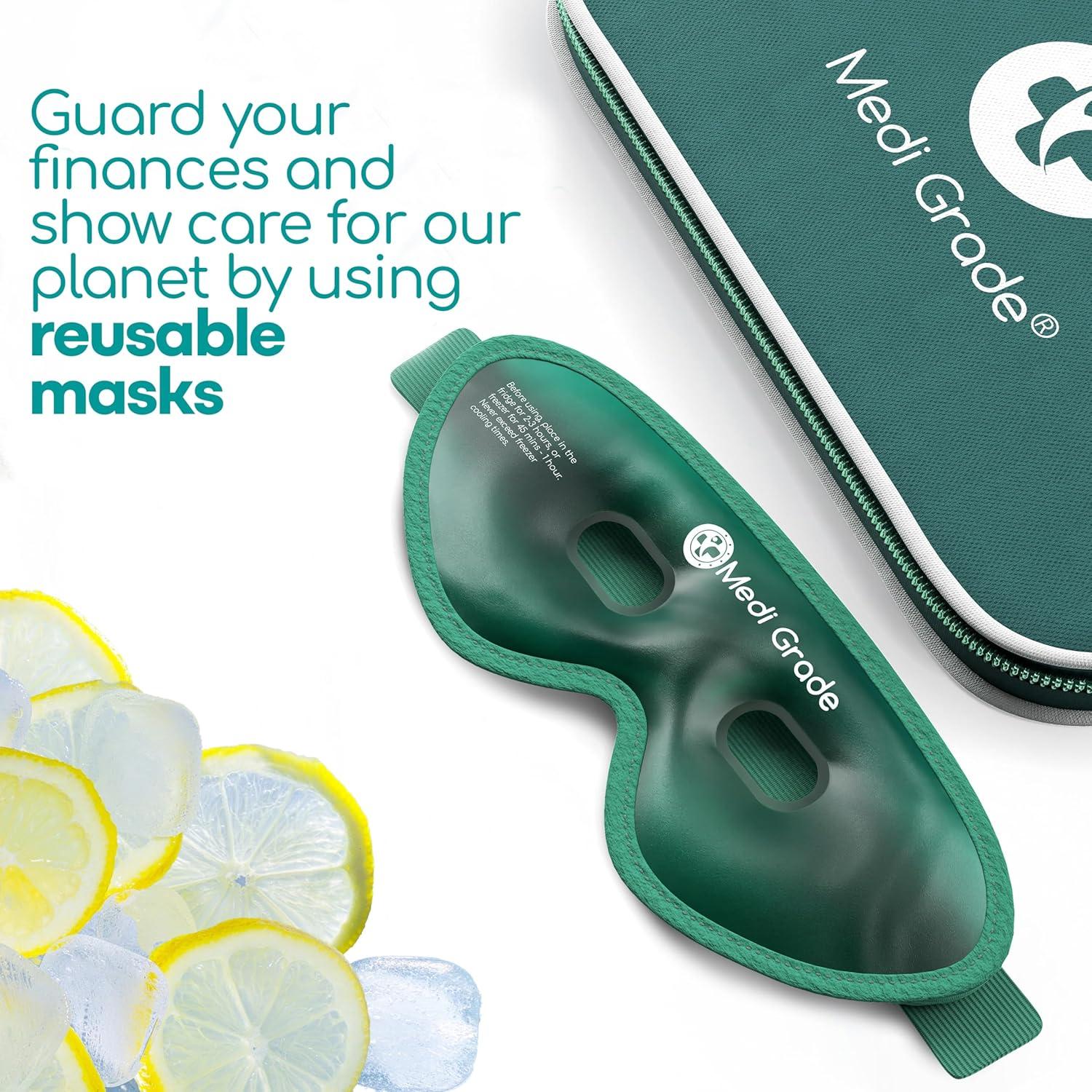 Máscara de Ojos Refrigerante Medi Grade GEM01 - Gel Reutilizable