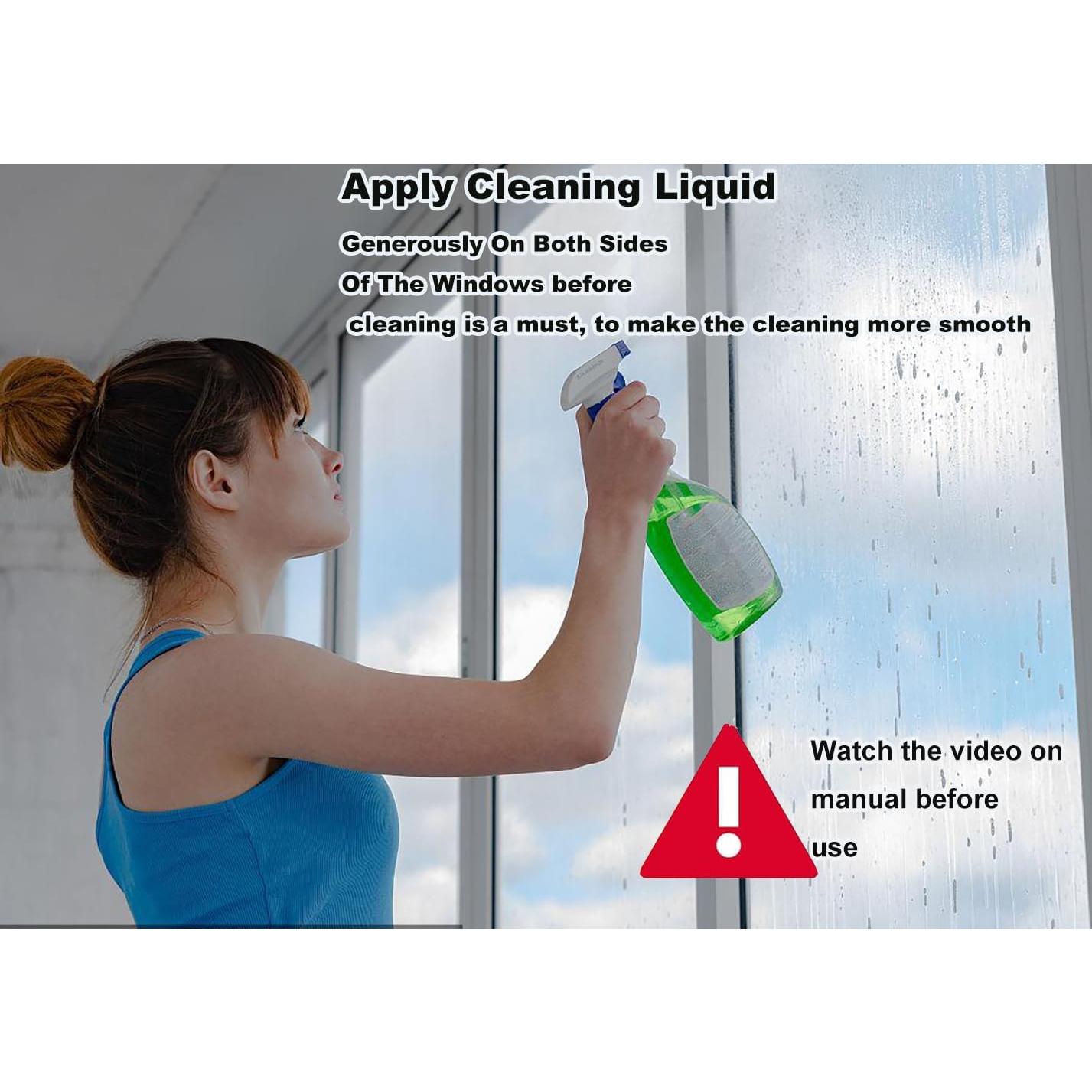 Limpiador Magnético de Ventanas Doble Cara Amffed 0.76-3.05 cm