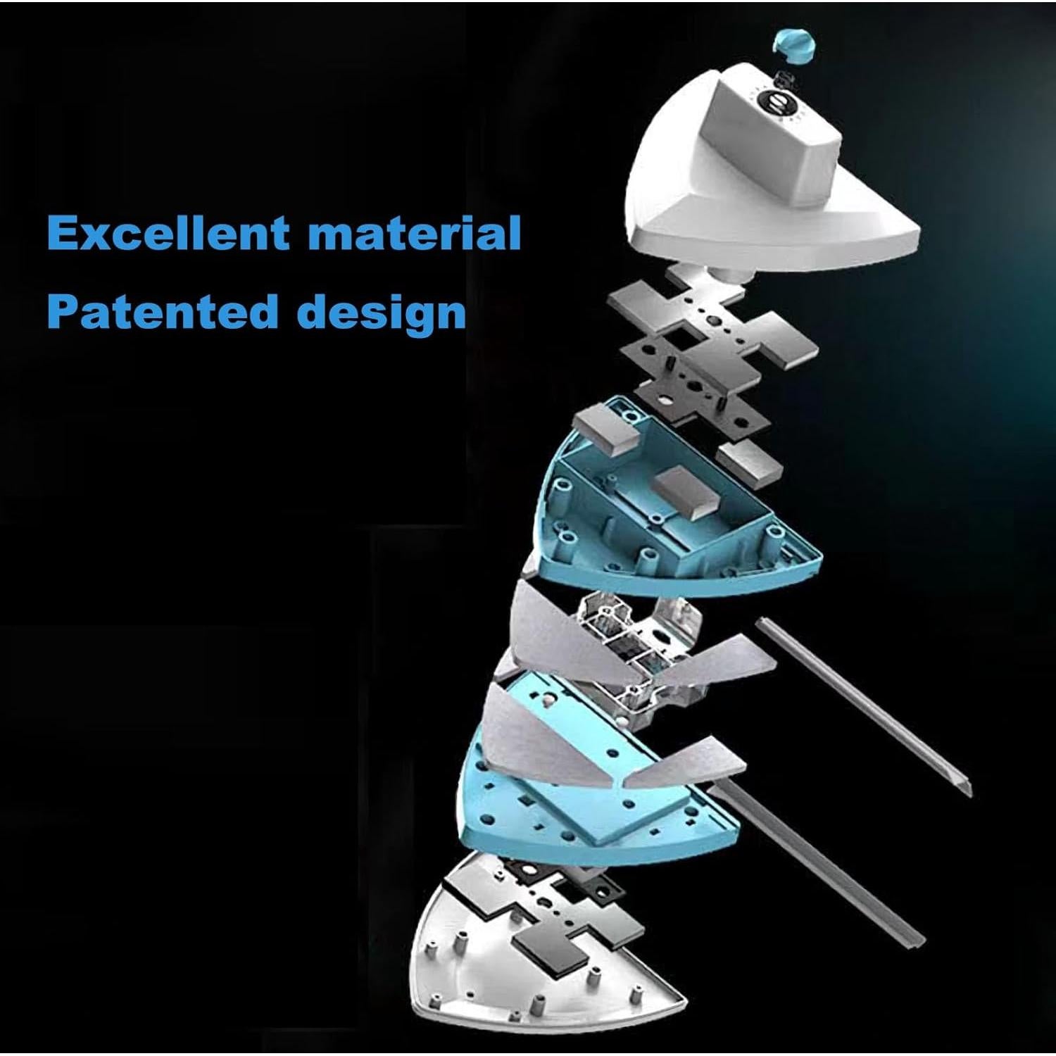 Limpiador Magnético de Ventanas Doble Cara Amffed 0.76-3.05 cm