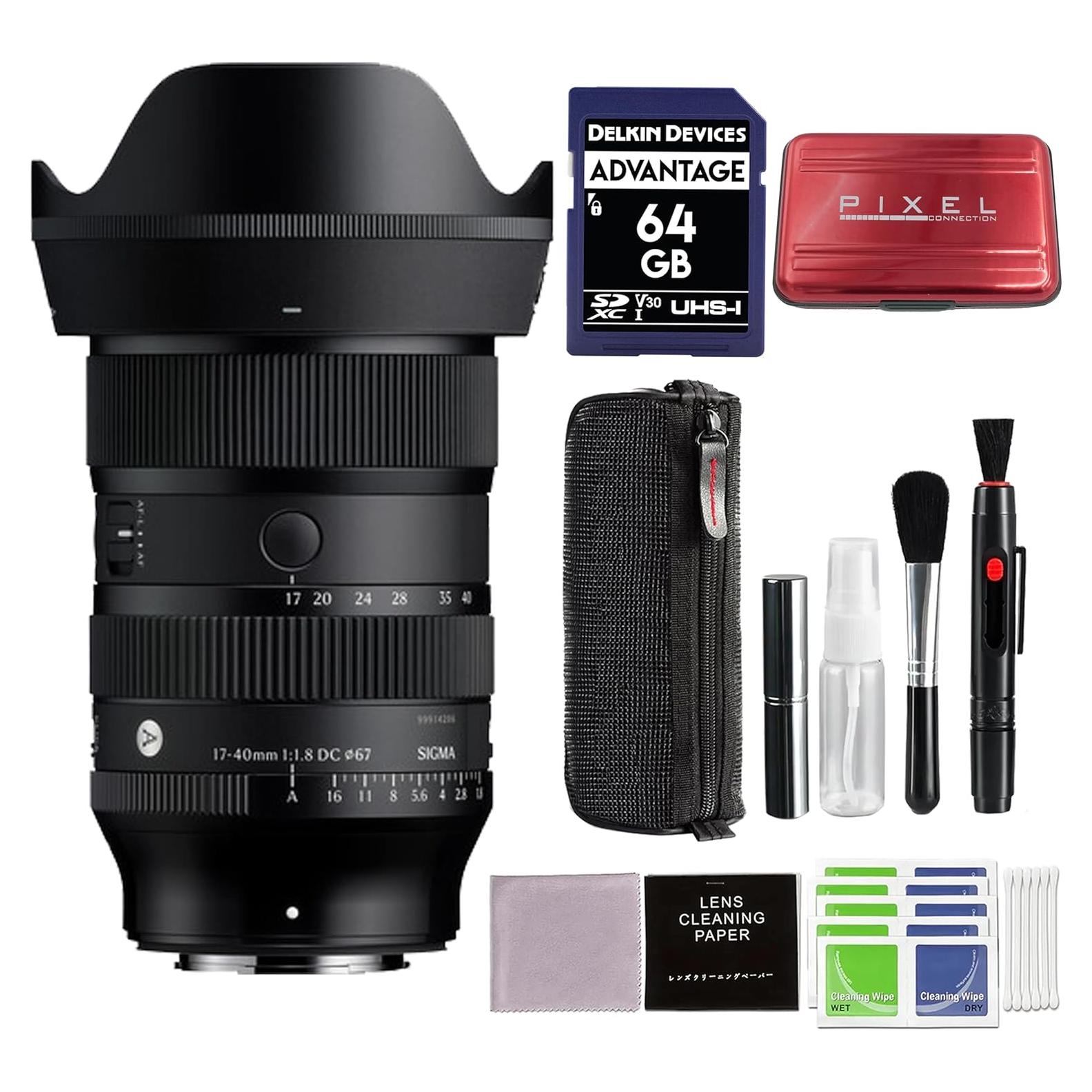 Lente Sigma 17-40mm f/1.8 DC Art para Fujifilm X - Accesorios Incluidos