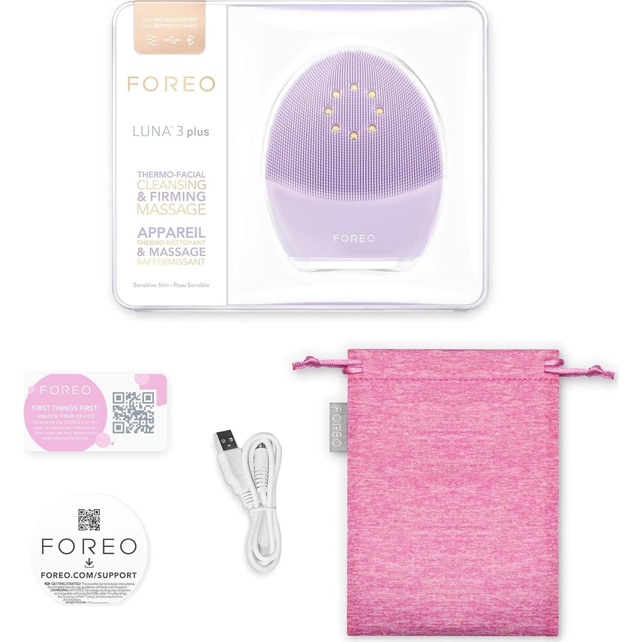 Cepillo Facial Limpiador FOREO Luna 3 Plus Silicona