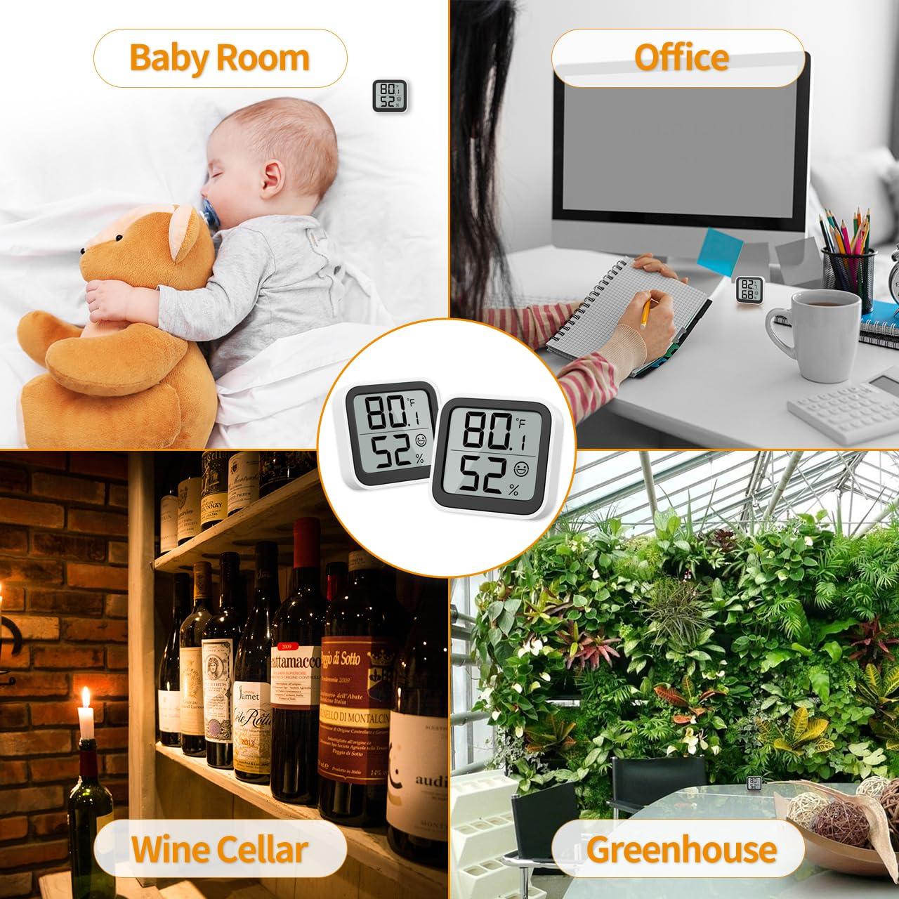 Termómetro NOKLEAD Higrómetro Mini Medidor de Temperatura