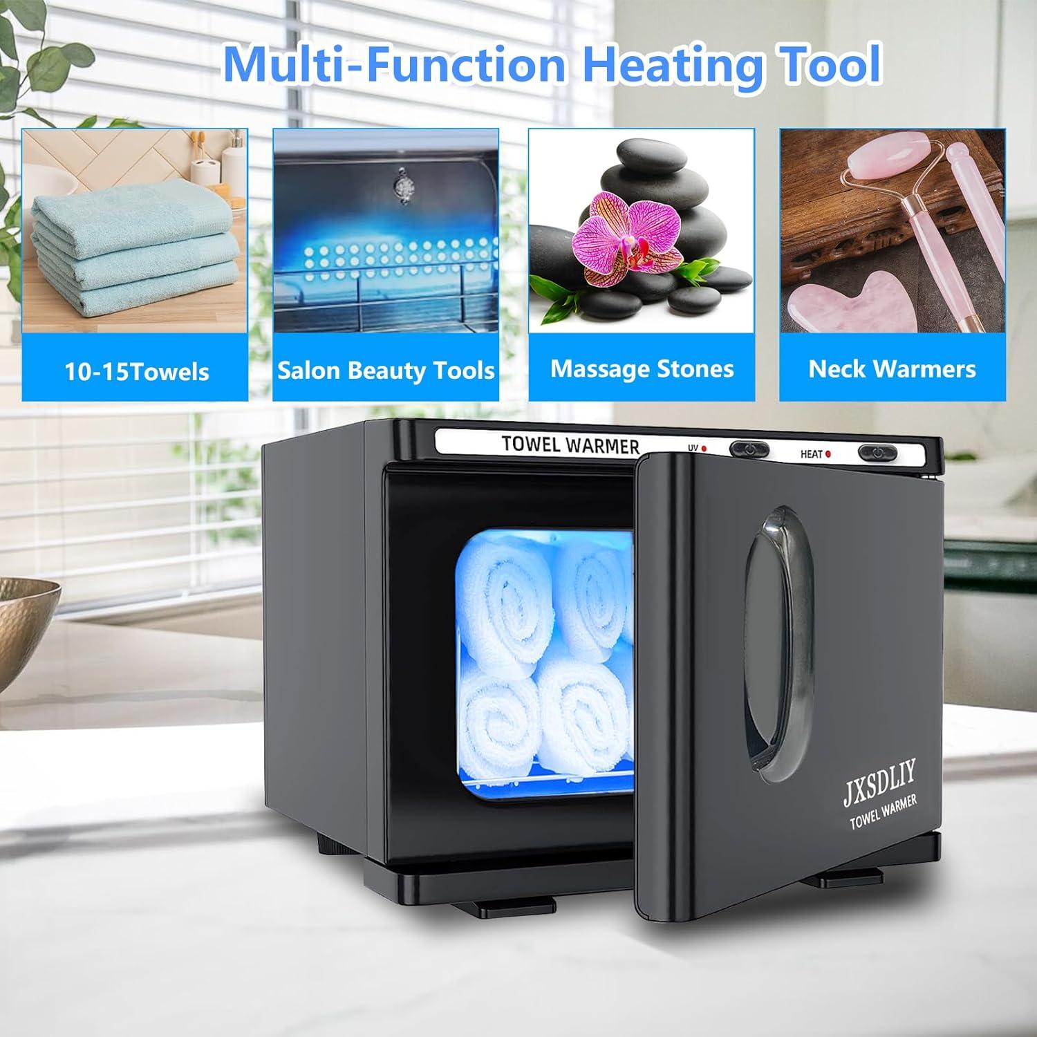 Calentador de Toallas JXSDLIY 8L Rápido y 2 en 1 Negro