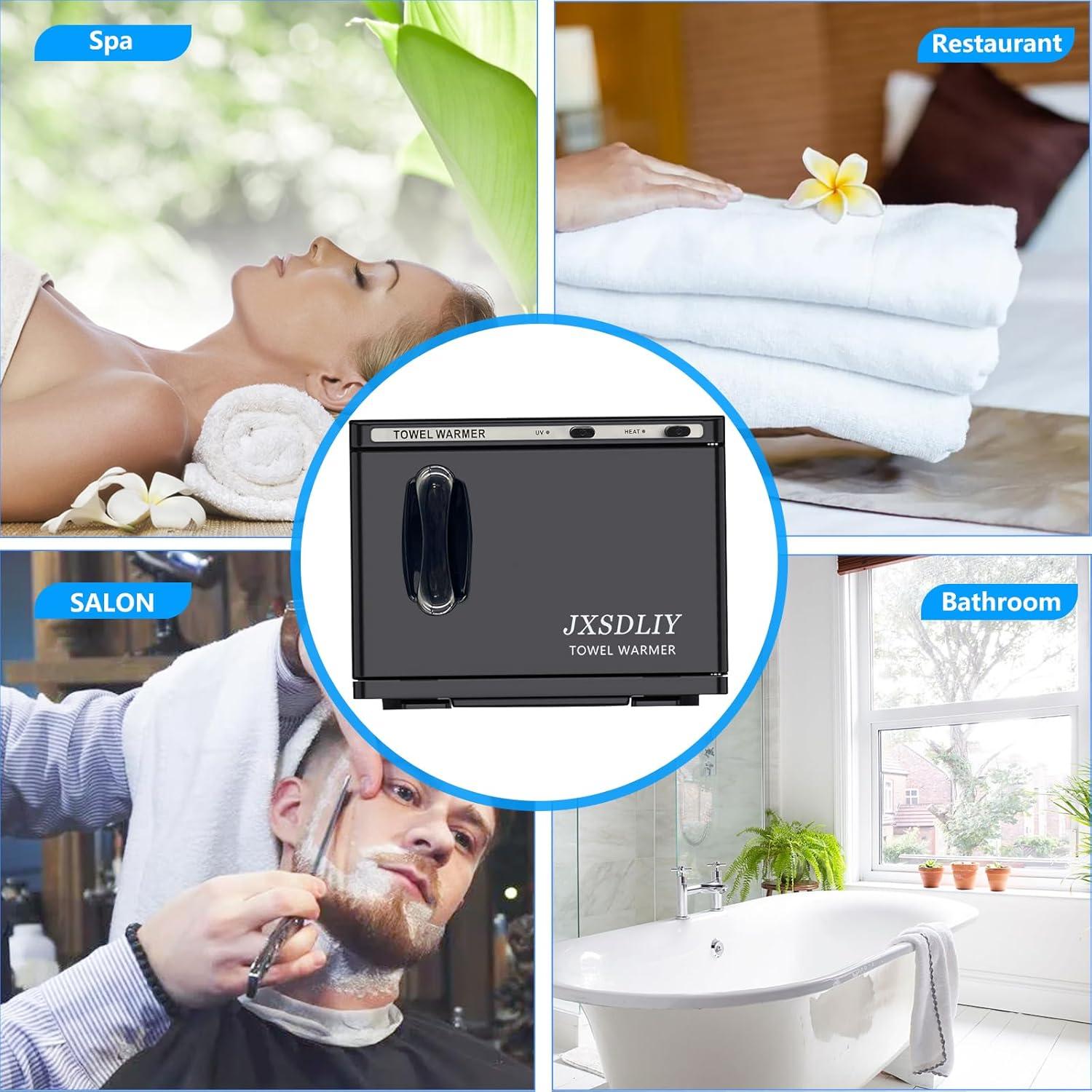 Calentador de Toallas JXSDLIY 8L Rápido y 2 en 1 Negro