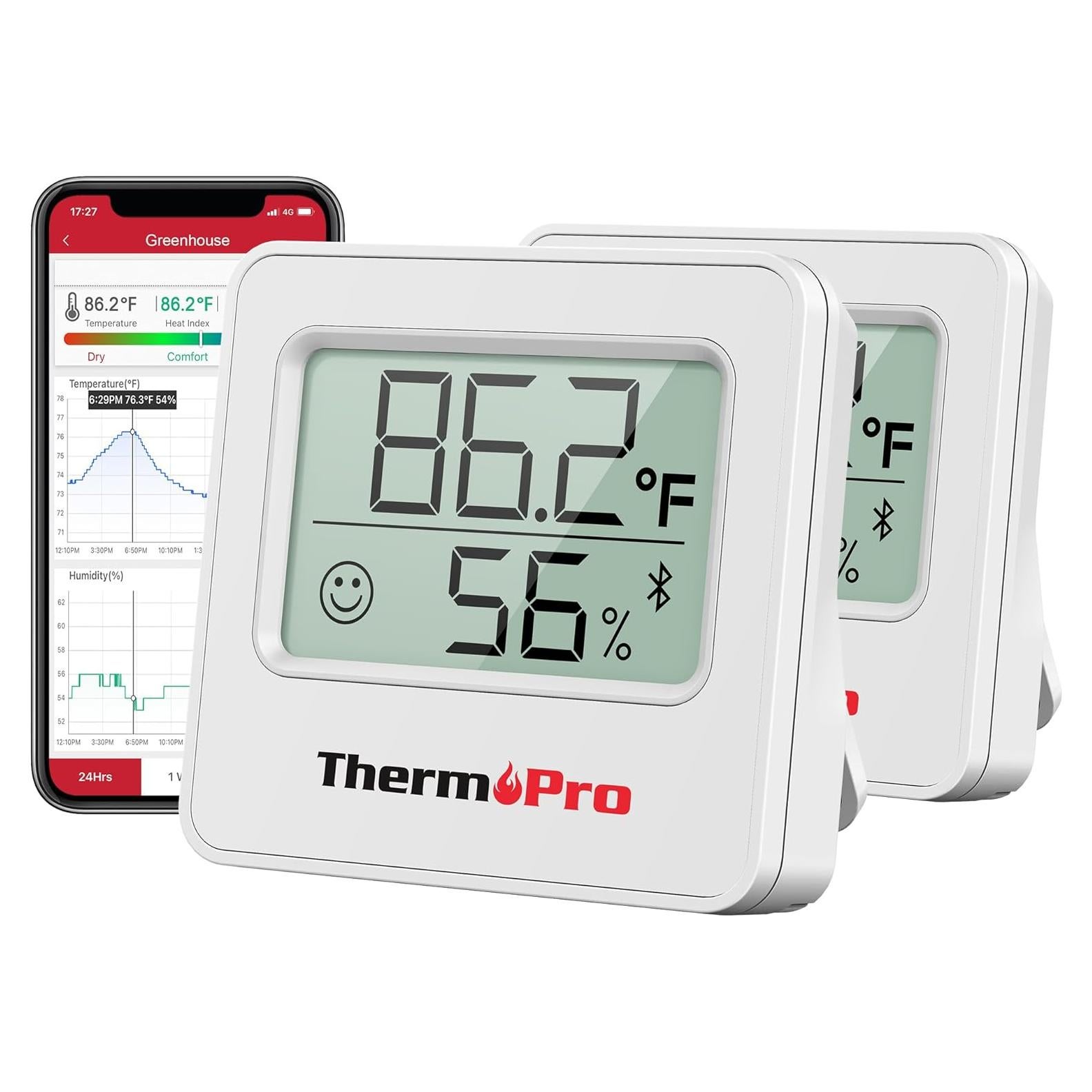 Termómetro Digital ThermoPro TP357 Bluetooth con App