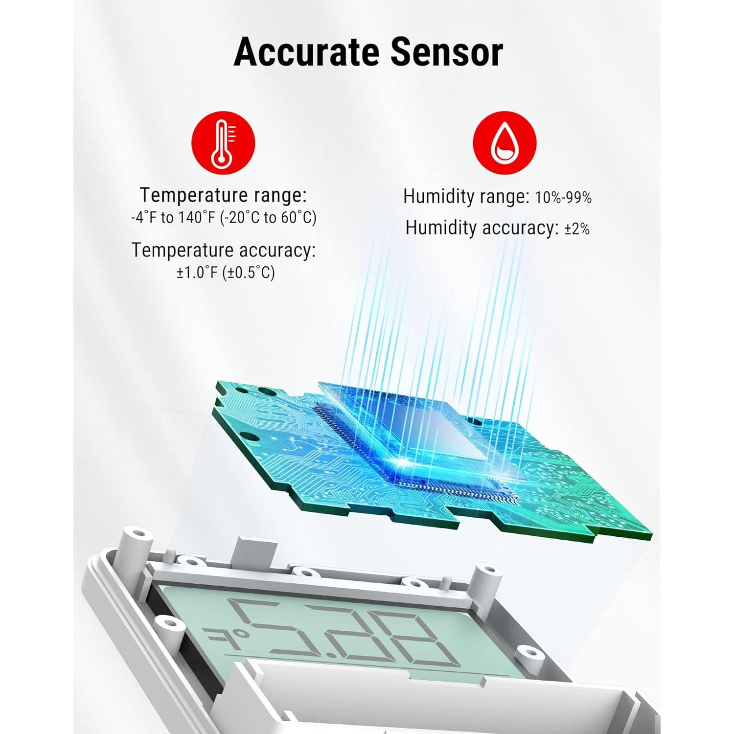 Termómetro Digital ThermoPro TP357 Bluetooth con App
