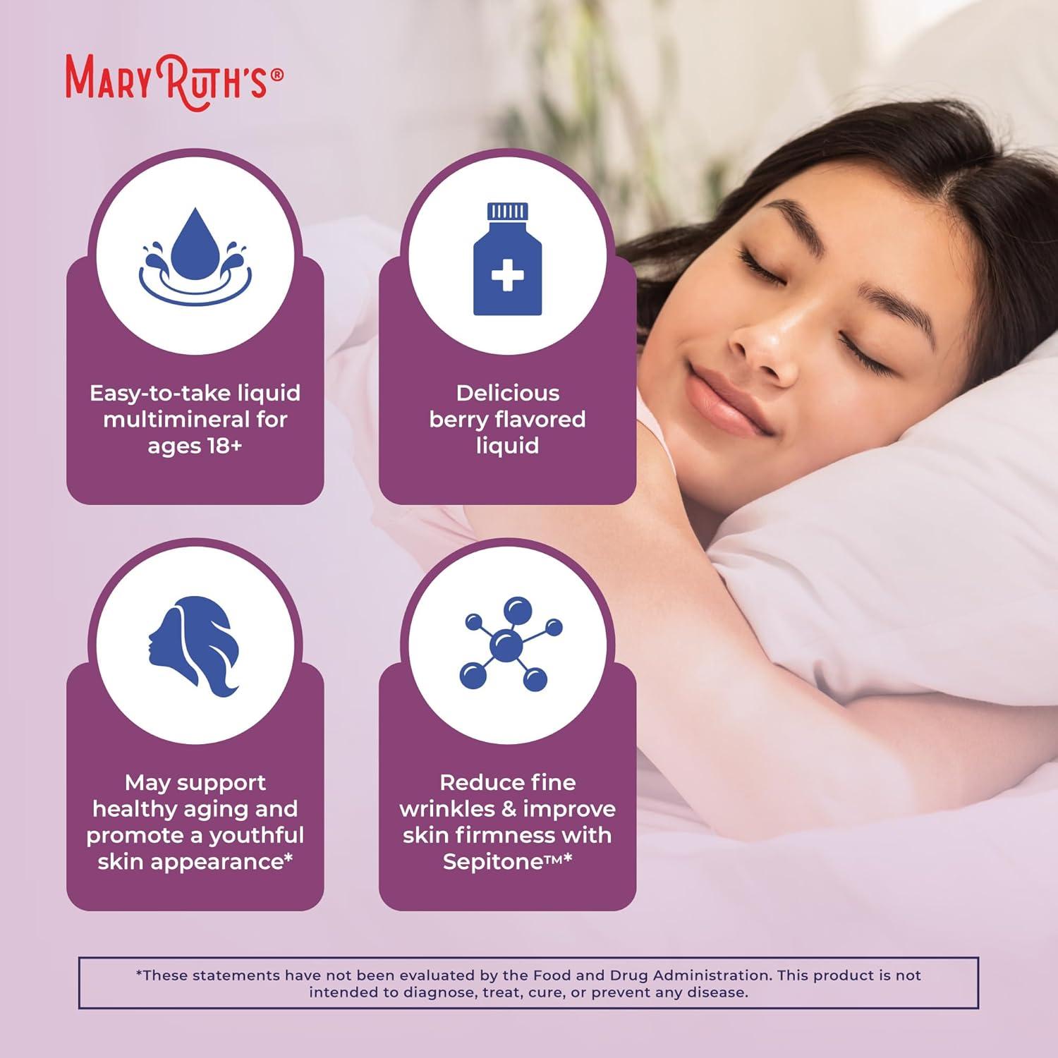 Multimineral Líquido Nocturno MaryRuth's 450ml - Renovación Piel