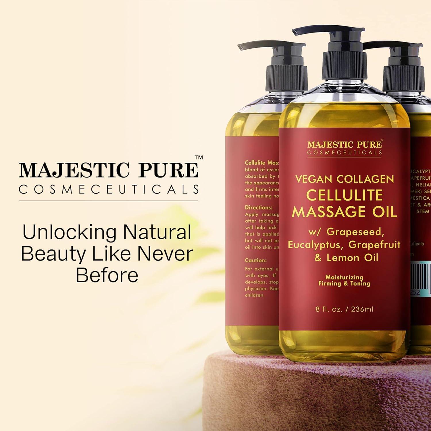 Aceite de Masaje Anticelulitis Majestic Pure 250 ml Colágeno