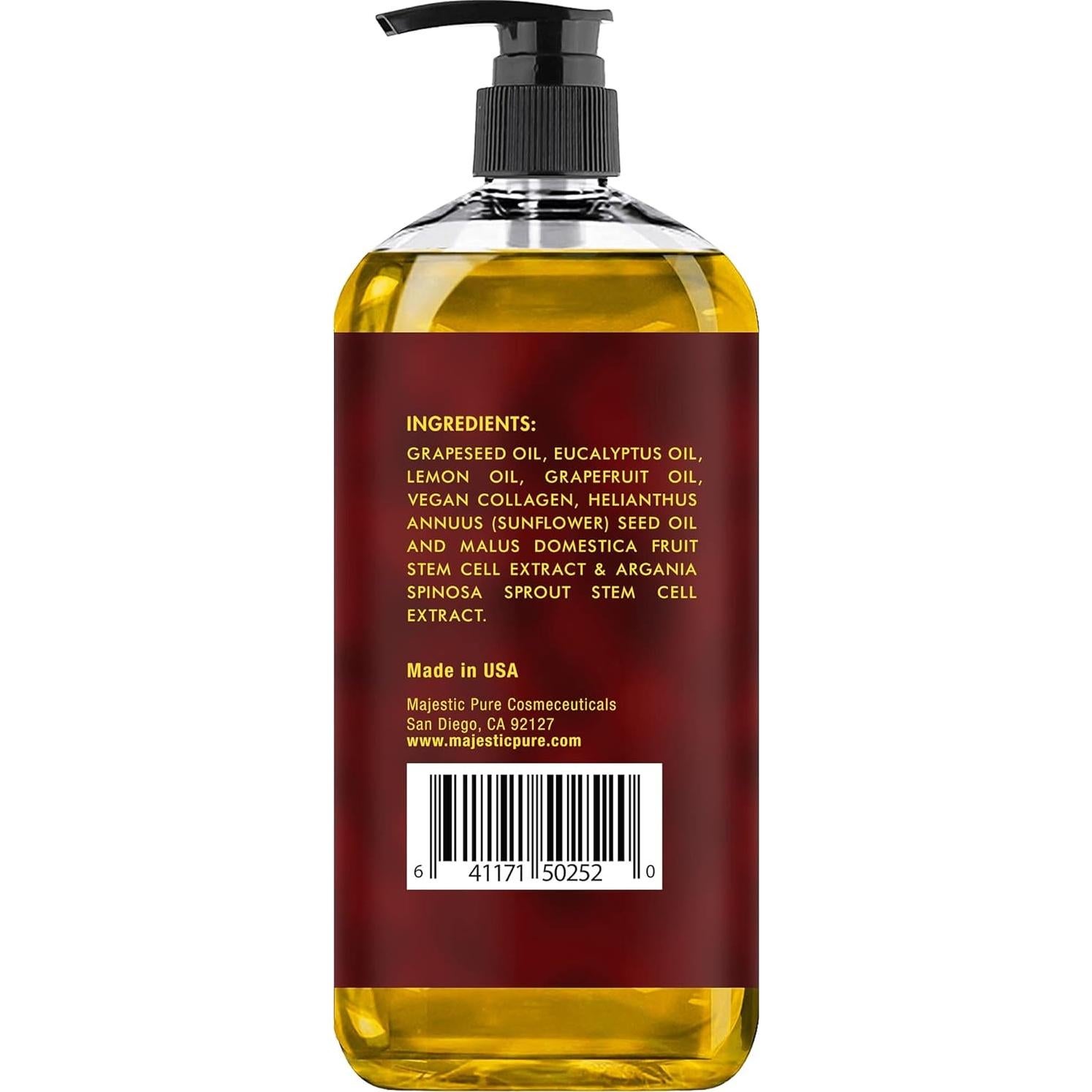 Aceite de Masaje Anticelulitis Majestic Pure 250 ml Colágeno