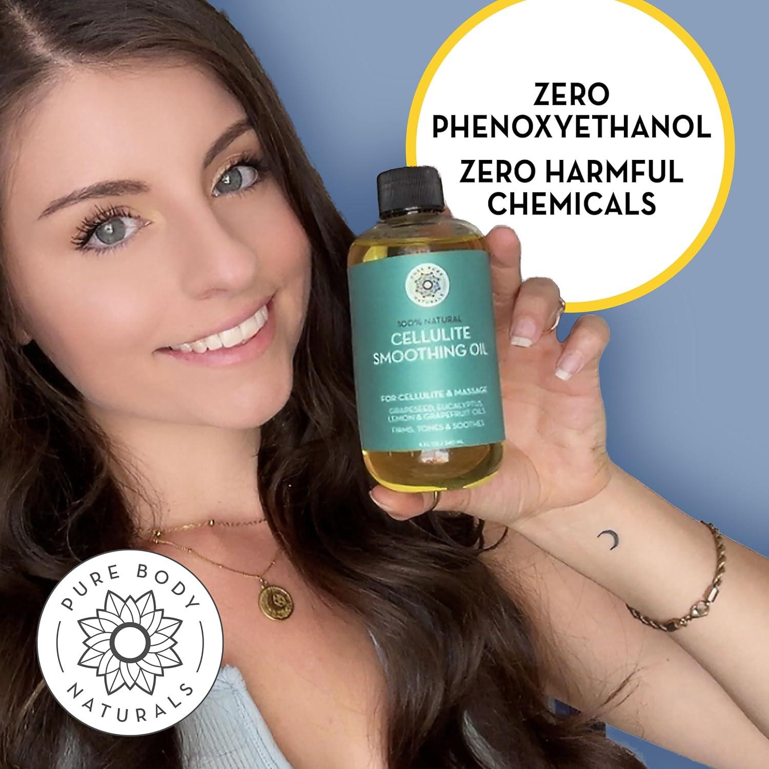 Aceite Anticelulitis Pure Body Naturals 236ml Reafirmante