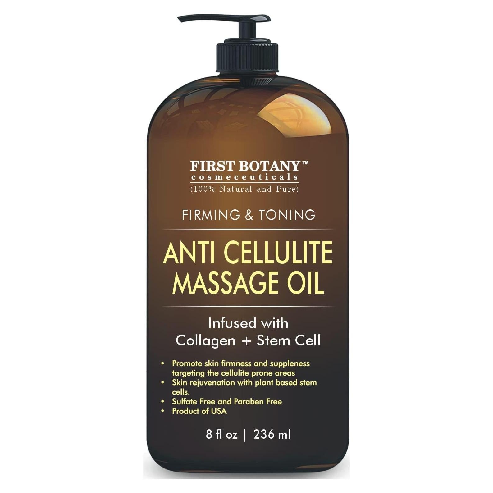 Aceite de Masaje Anticelulitis First Botany 226 g Colágeno