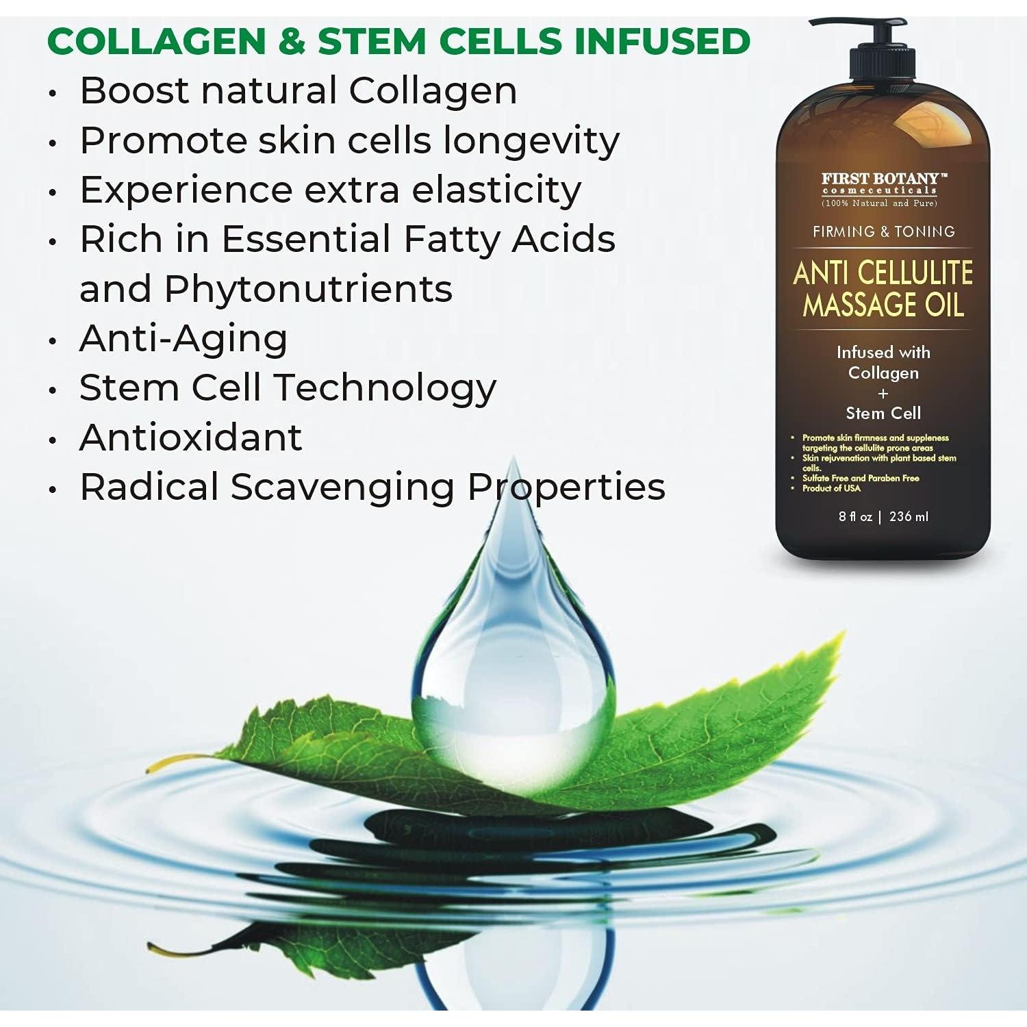 Aceite de Masaje Anticelulitis First Botany 226 g Colágeno