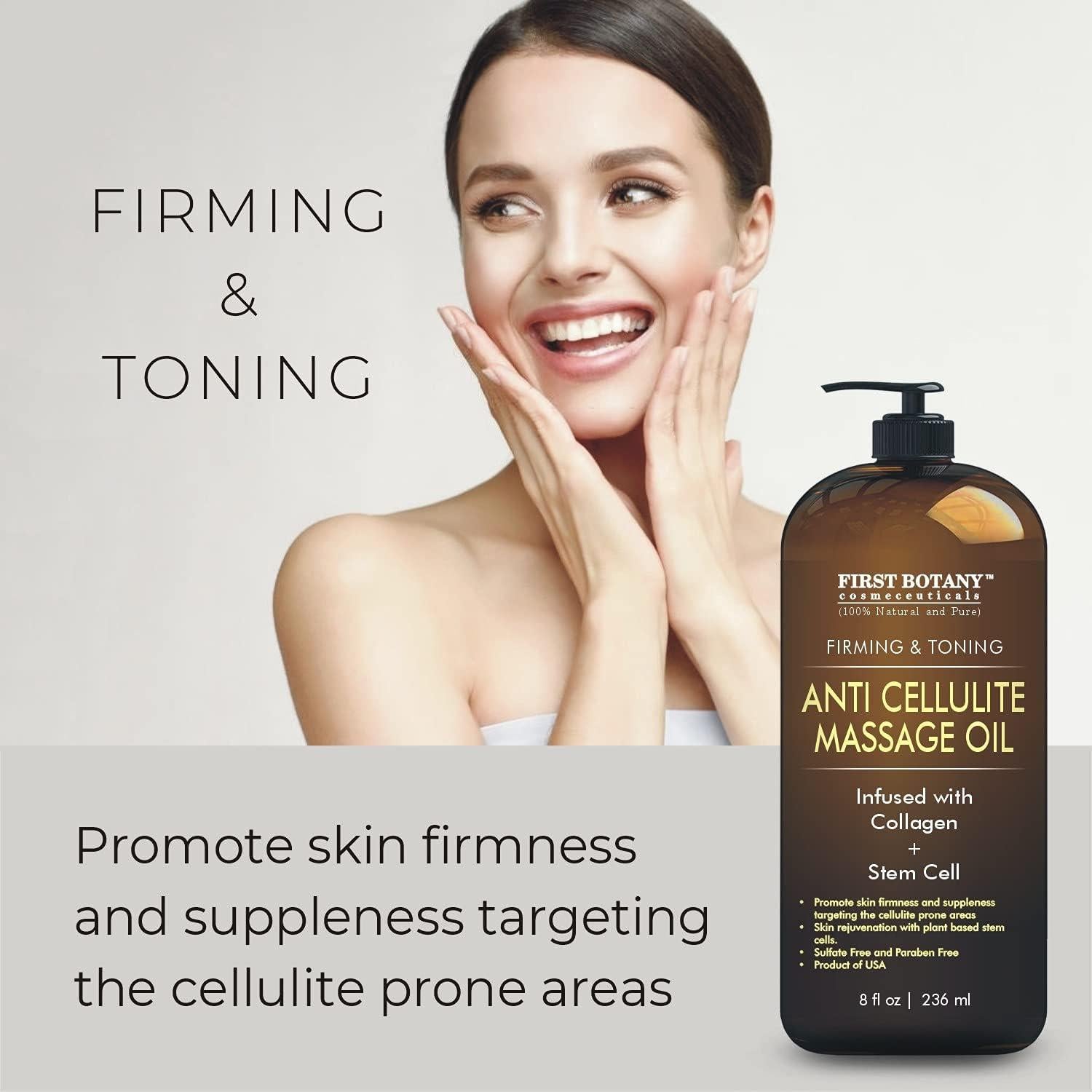 Aceite de Masaje Anticelulitis First Botany 226 g Colágeno