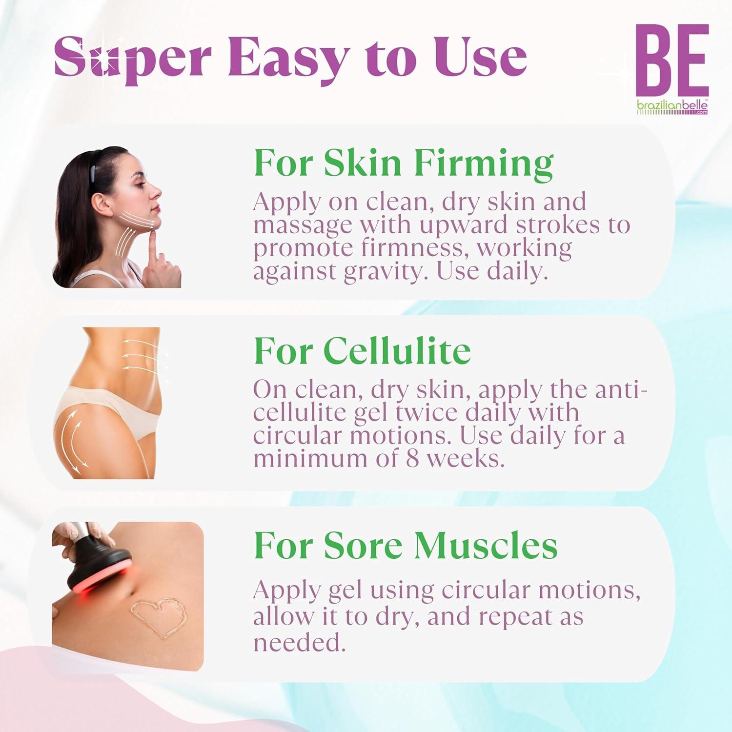 Gel Reafirmante Frío Brazilian Belle - Anticelulitis 312g